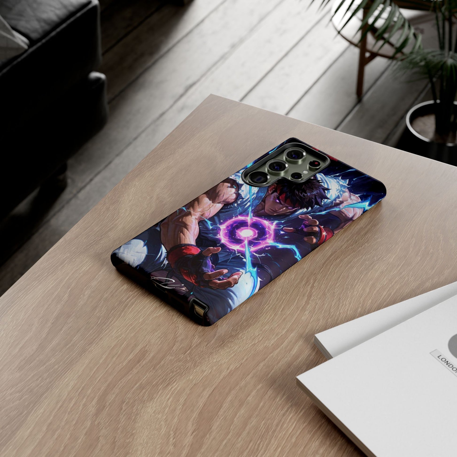 Street Fighter Ryu Gamer Art Tough Cases for iPhones, Samsung, and Pixel