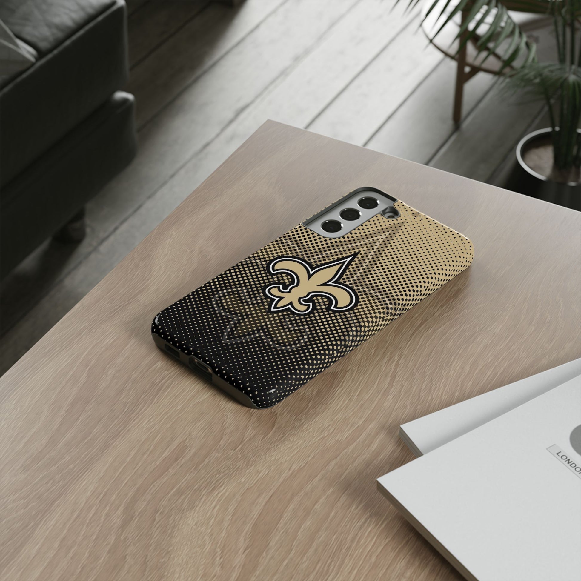 New Orleans Football Saints Logo Tough Cases for iPhones, Samsung, and Pixel