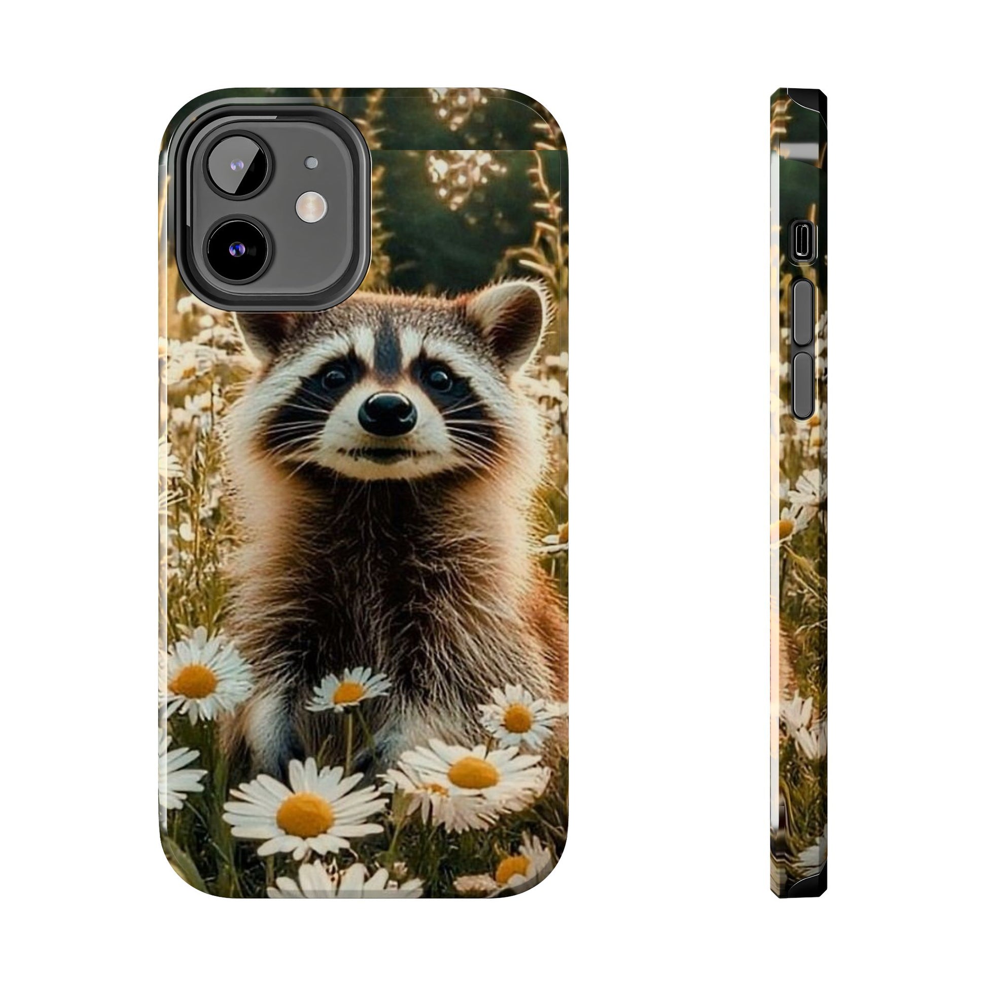 Cute Raccoon Theme Phone Cases for iPhones & Samsung Phones
