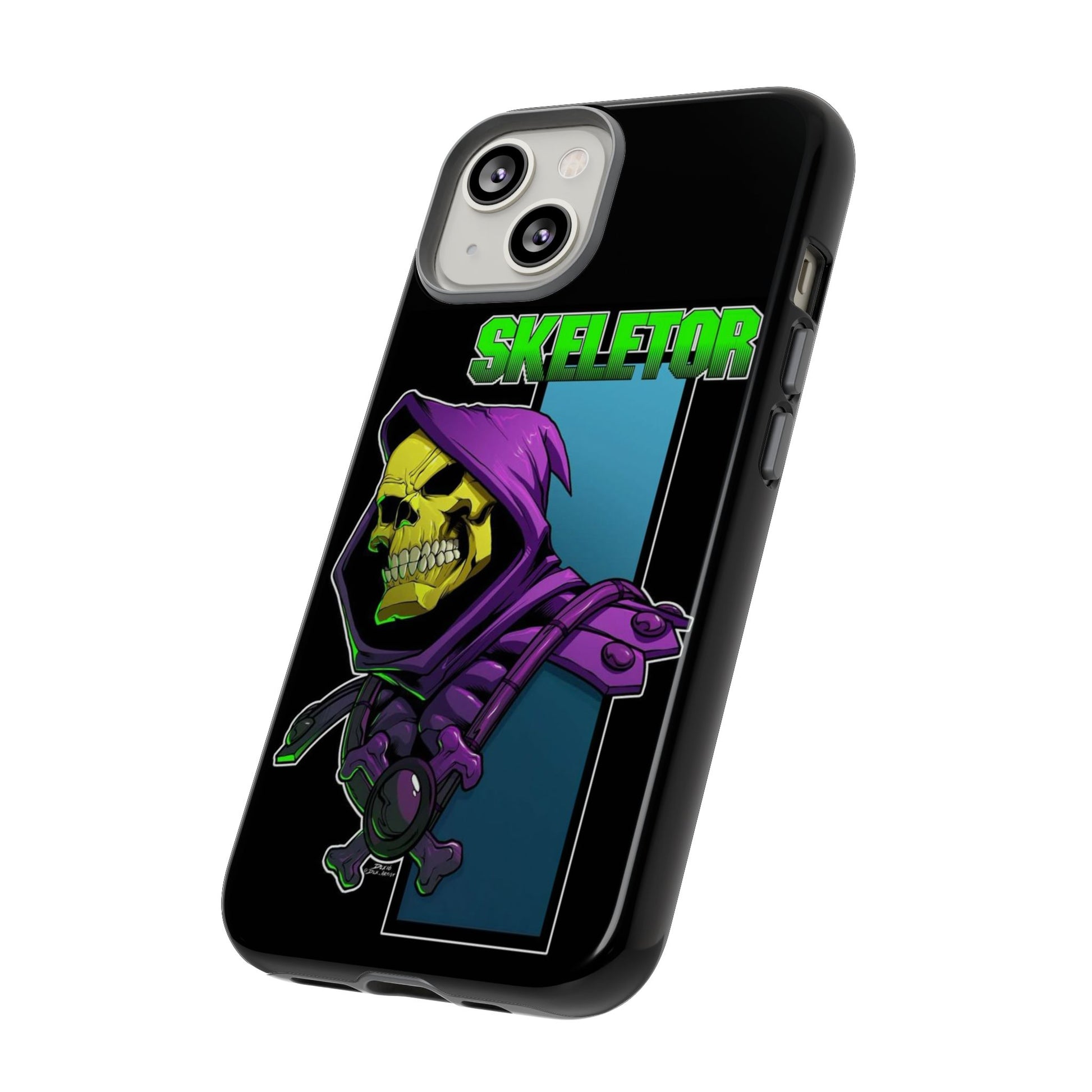 Skeletor Tough Cases for iPhones, Samsung, and Pixel