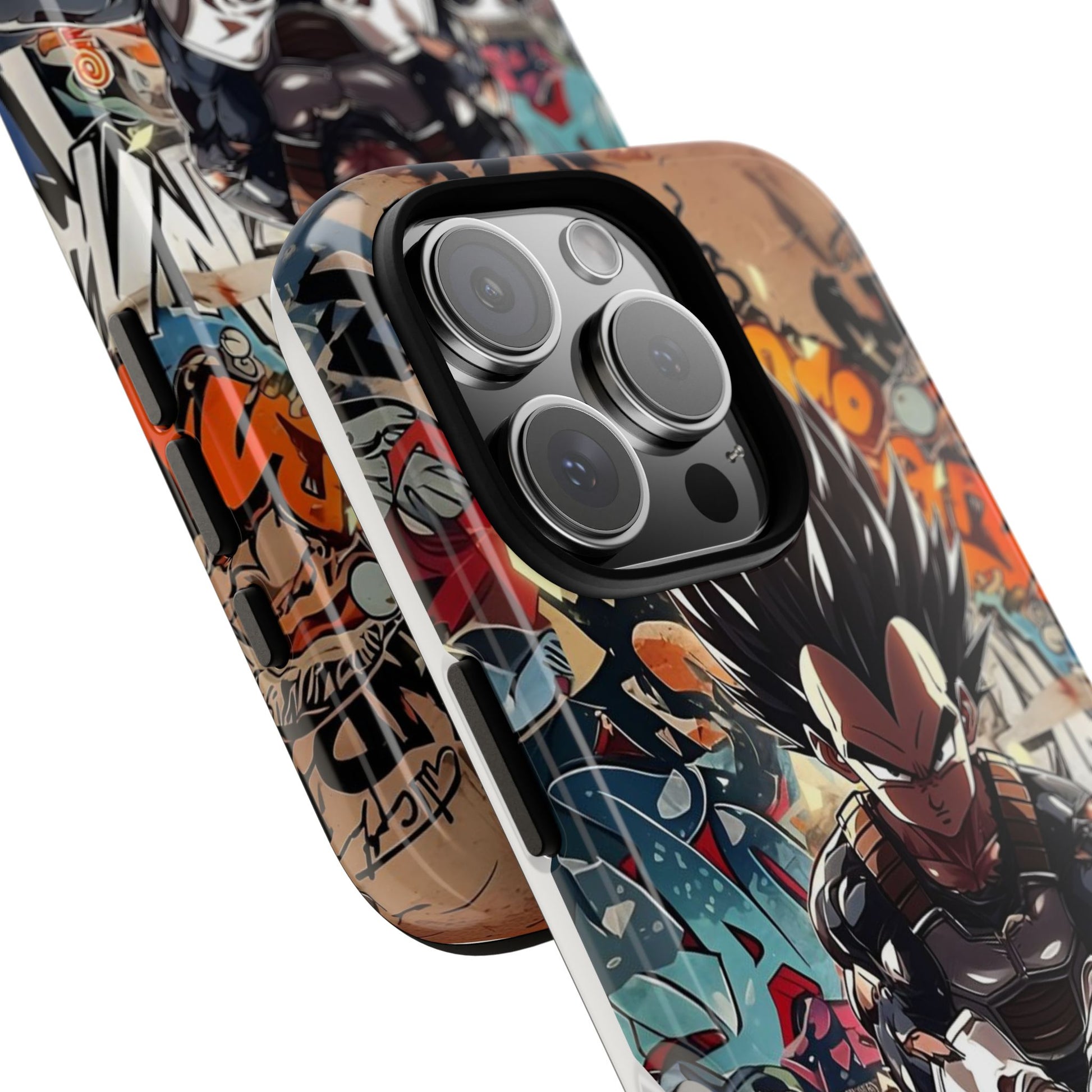 Anime Vegeta Dragon ball Z Tough Cases for iPhones, Samsung, and Pixel