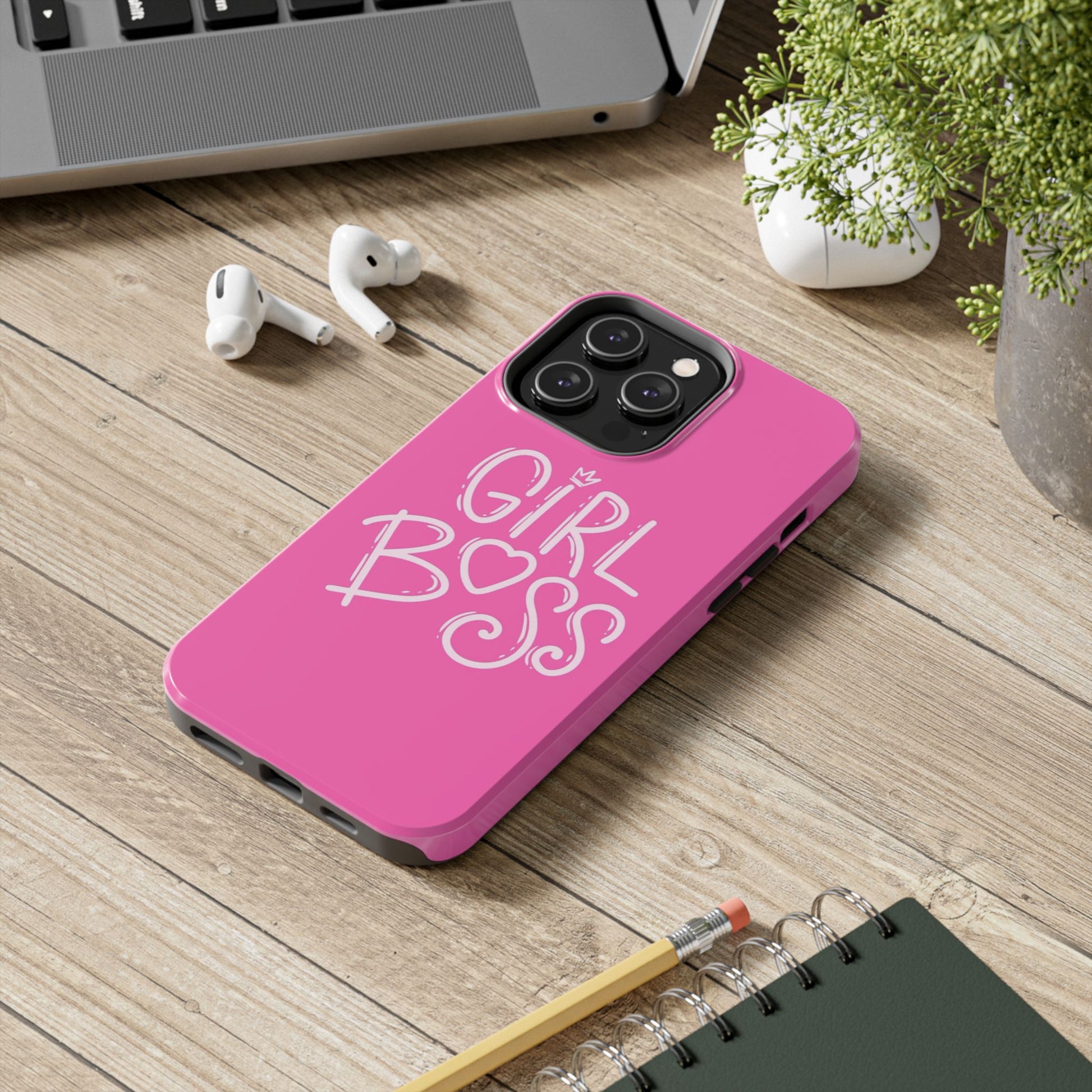 Girl Boss Girly Theme Phone Cases for iPhones & Samsung Phones