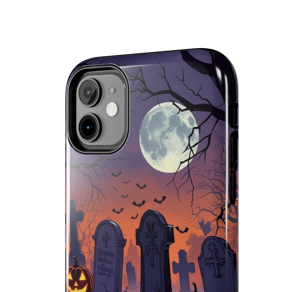 Graveyard Halloween Theme Phone Cases for iPhones & Samsung Phones