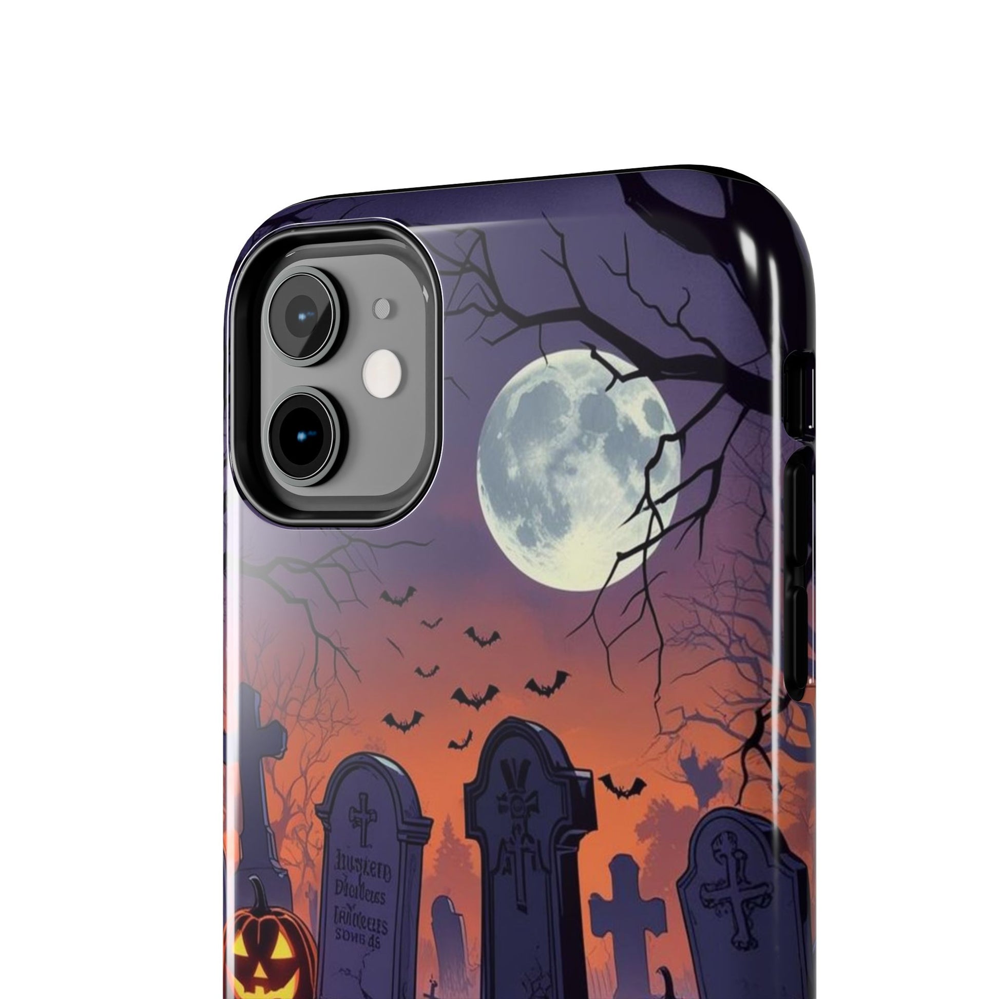 Graveyard Halloween Theme Phone Cases for iPhones & Samsung Phones