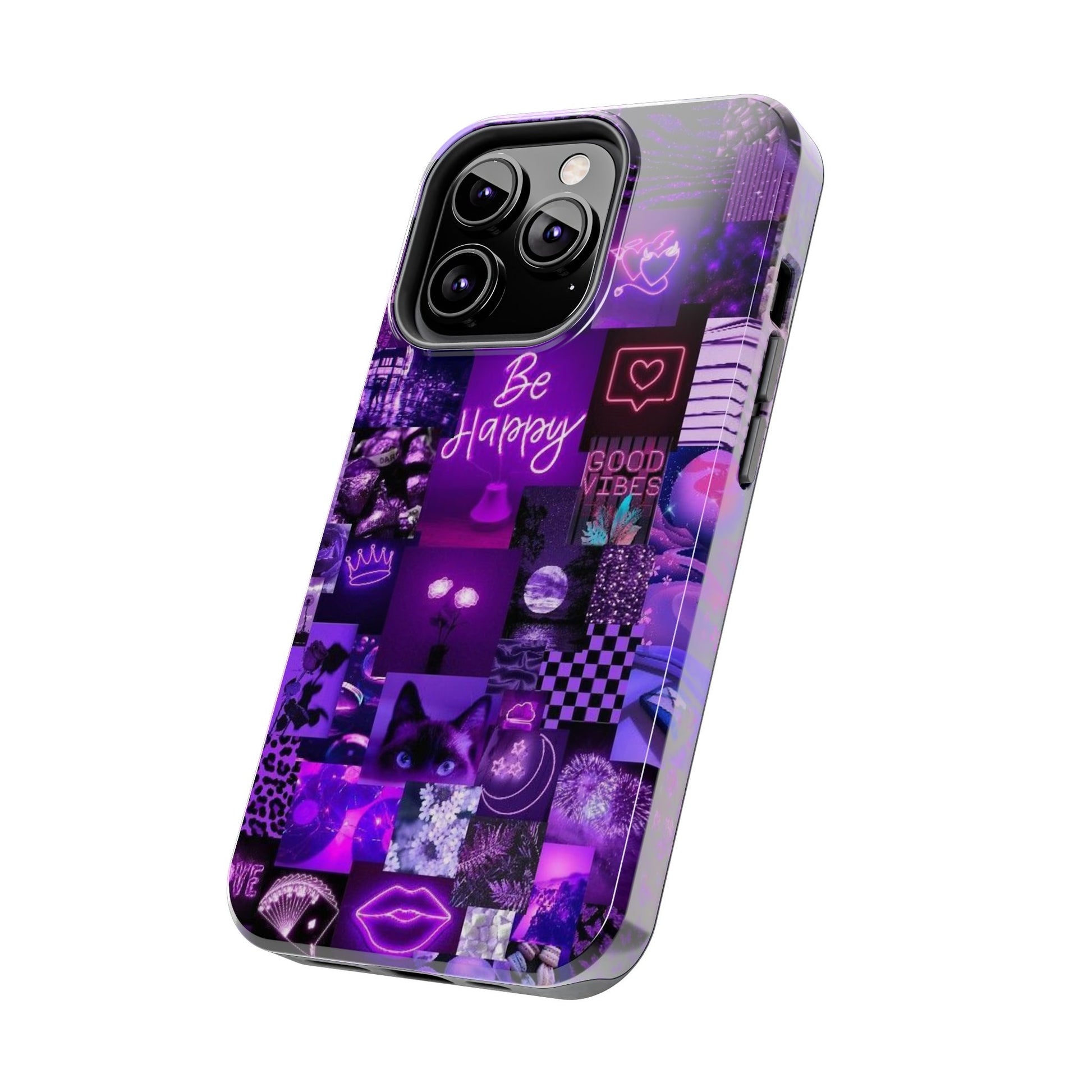 Be Happy Themed Tough Phone Cases for Iphones & Samsung Phones