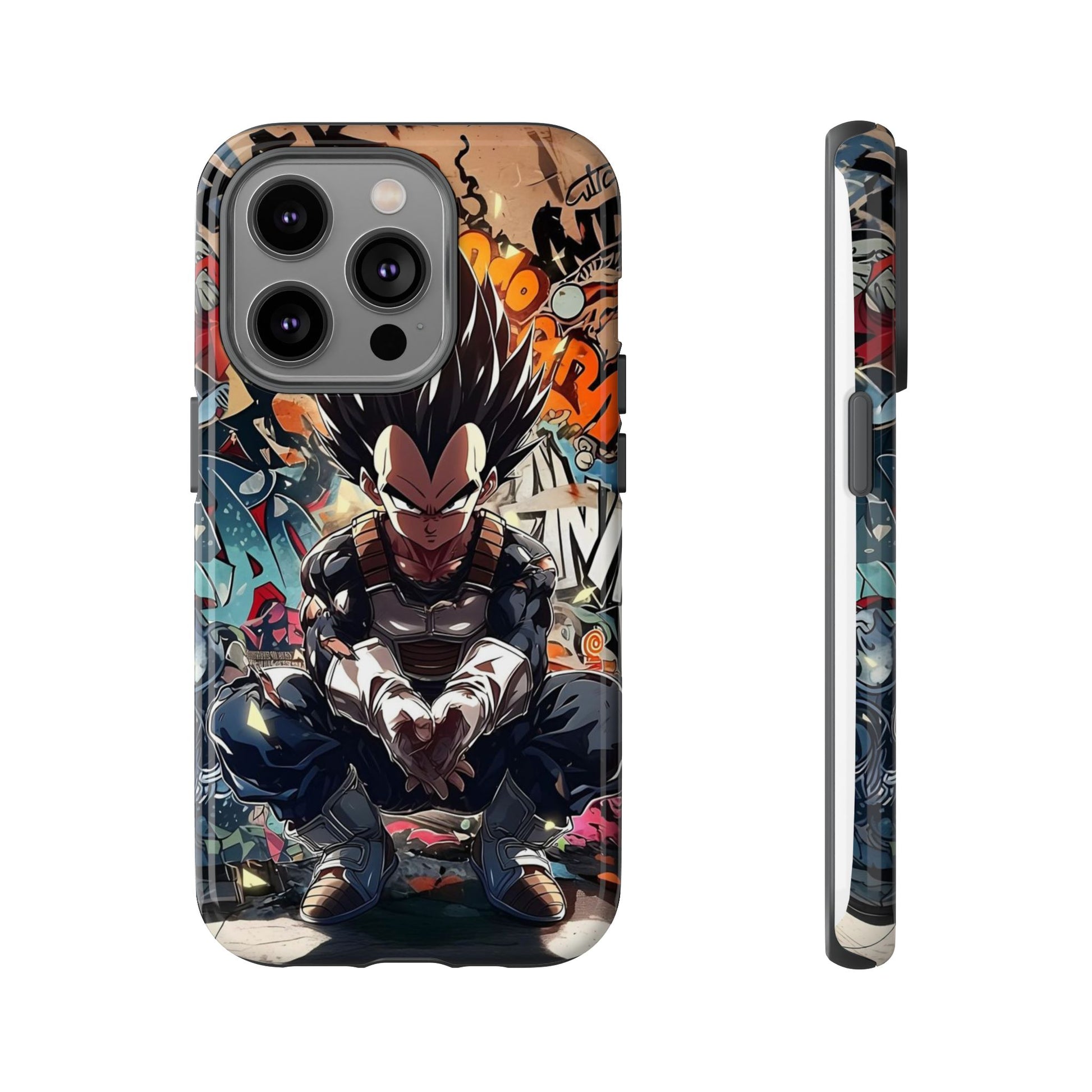 Anime Vegeta Dragon ball Z Tough Cases for iPhones, Samsung, and Pixel