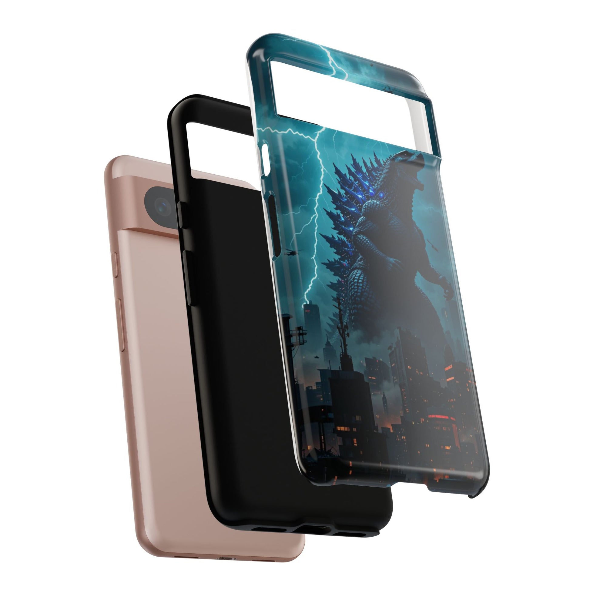 Godzilla Phone Case, Tough Cases for iPhones, Samsung, and Pixel