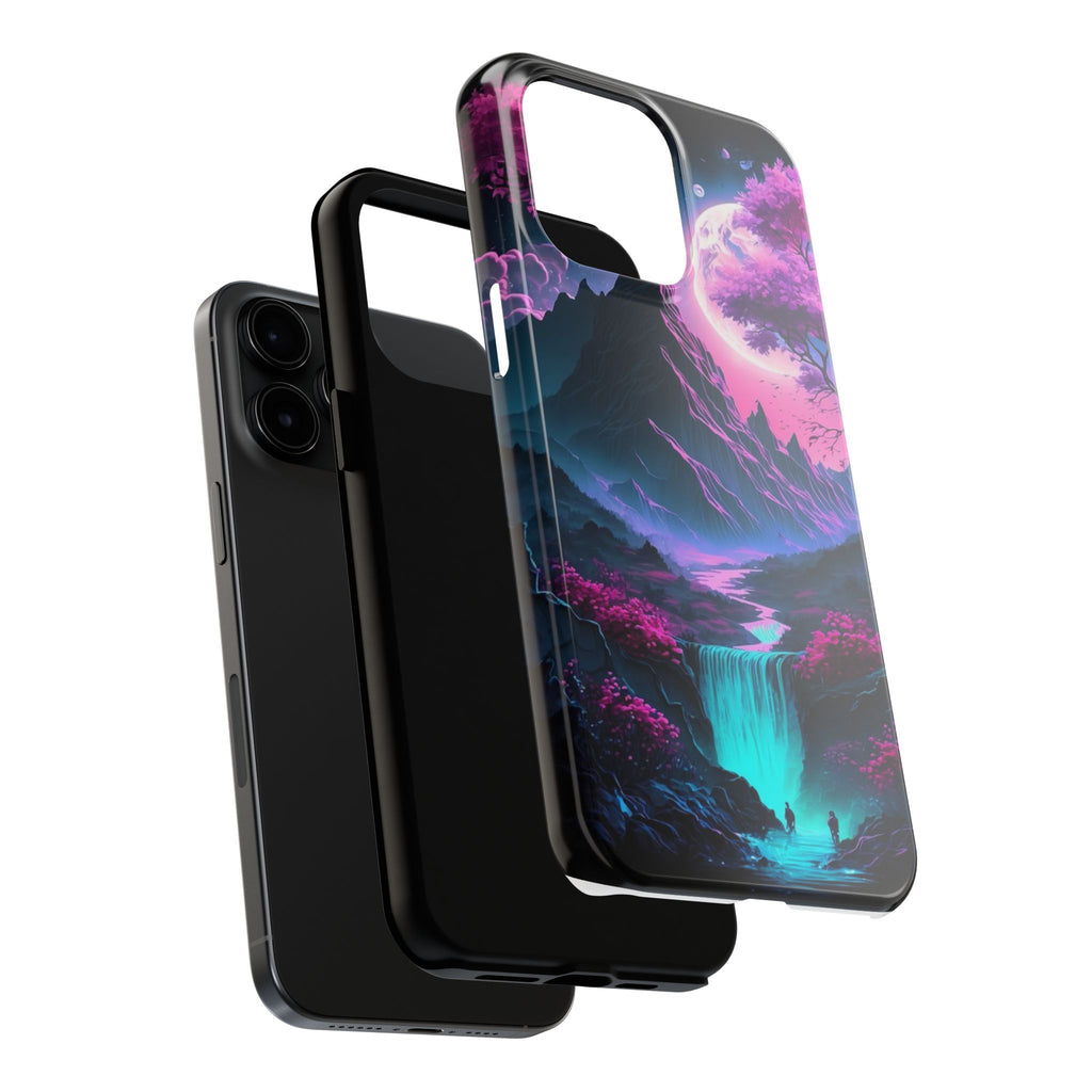 Cherry Blossoms in Japan Themed Tough Phone Cases for Iphones & Samsung Phones