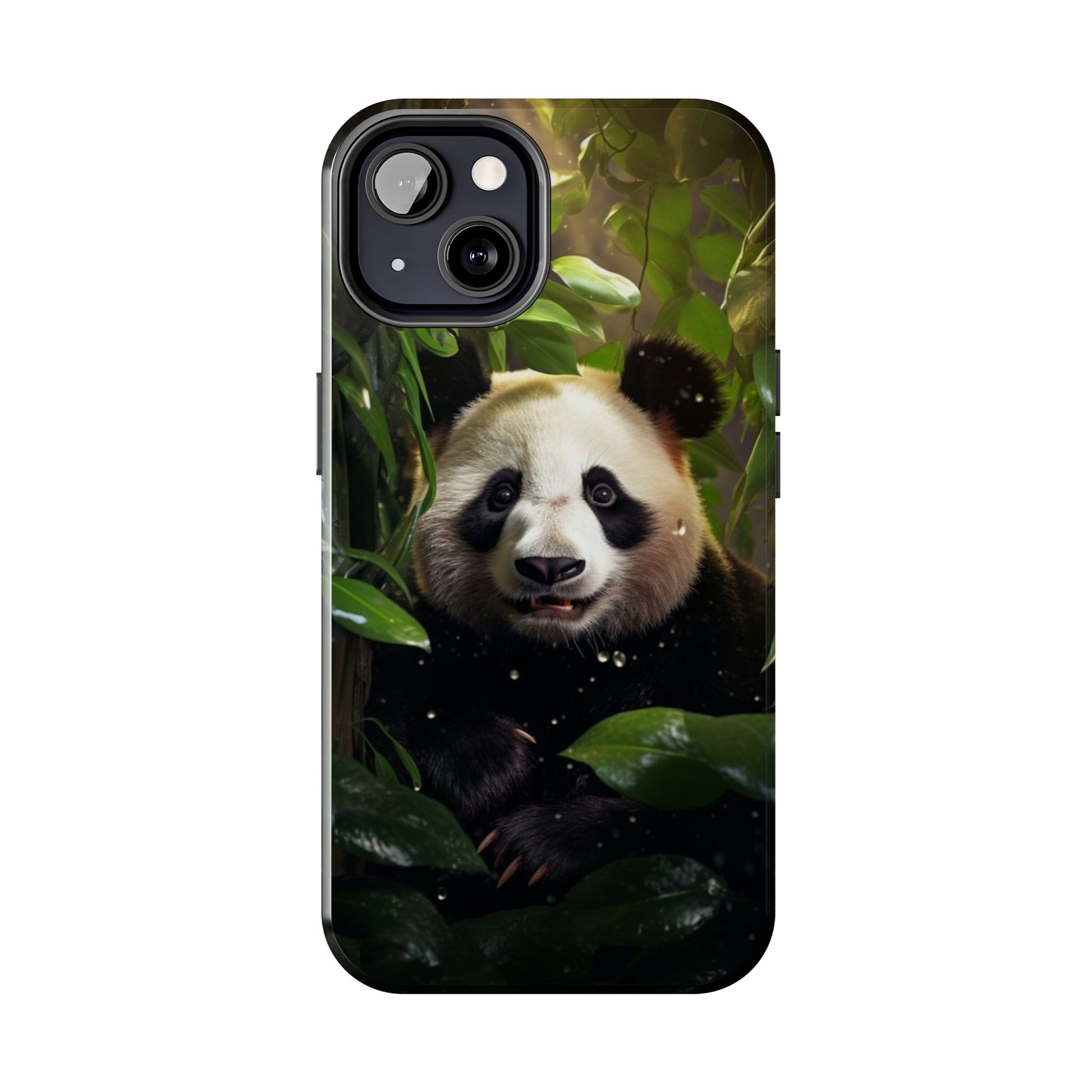 Smiling Panda Theme Phone Cases for iPhones & Samsung Phones