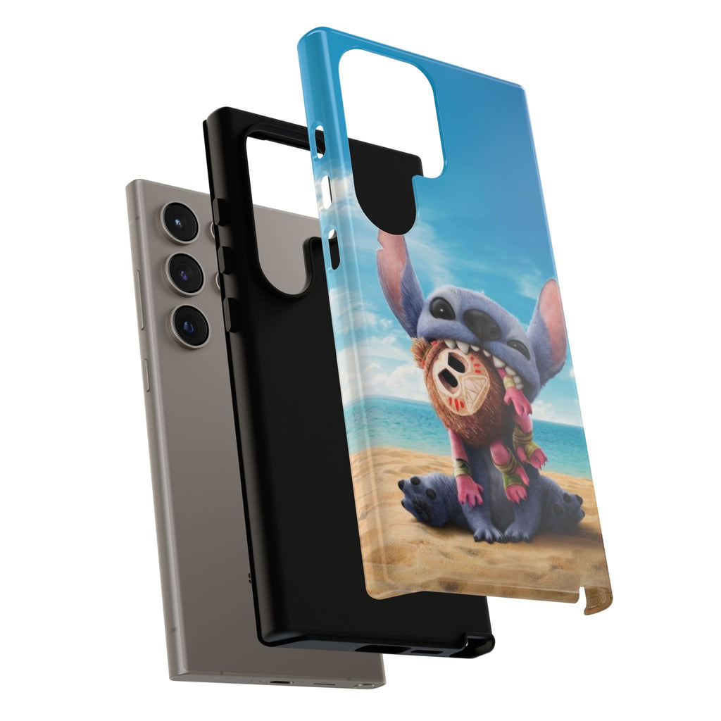 Stitch Beach Sunset Landscape Phone Case for iPhone, Samsung Galaxy, & Pixel Phones