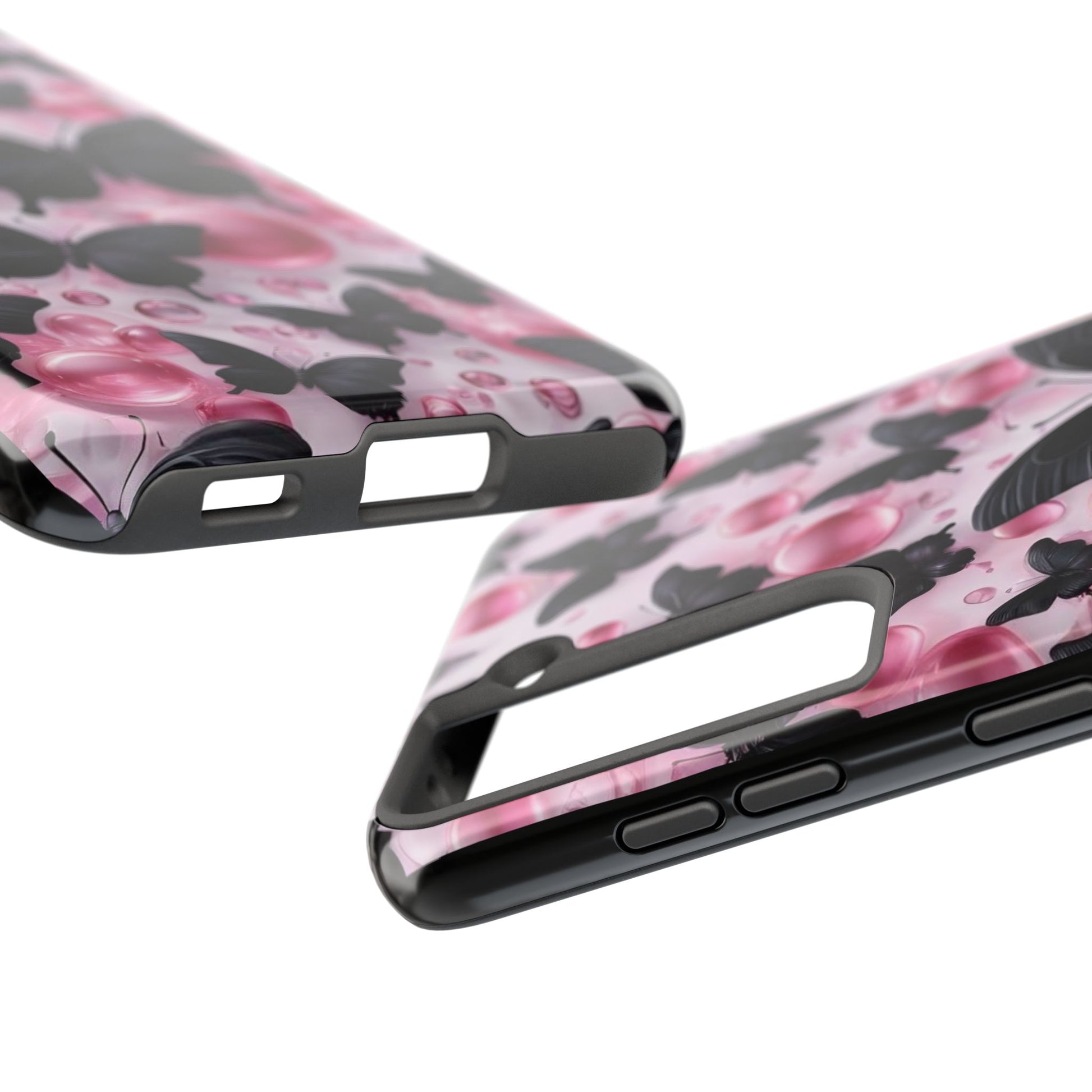 Pearls and Butterflies Theme Phone Cases for iPhones & Samsung Phones