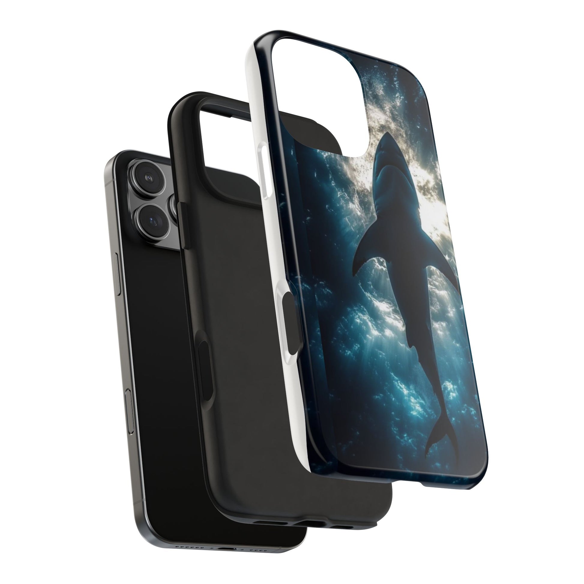 Great White Shark Themed Tough Phone Cases for Iphones & Samsung Phones