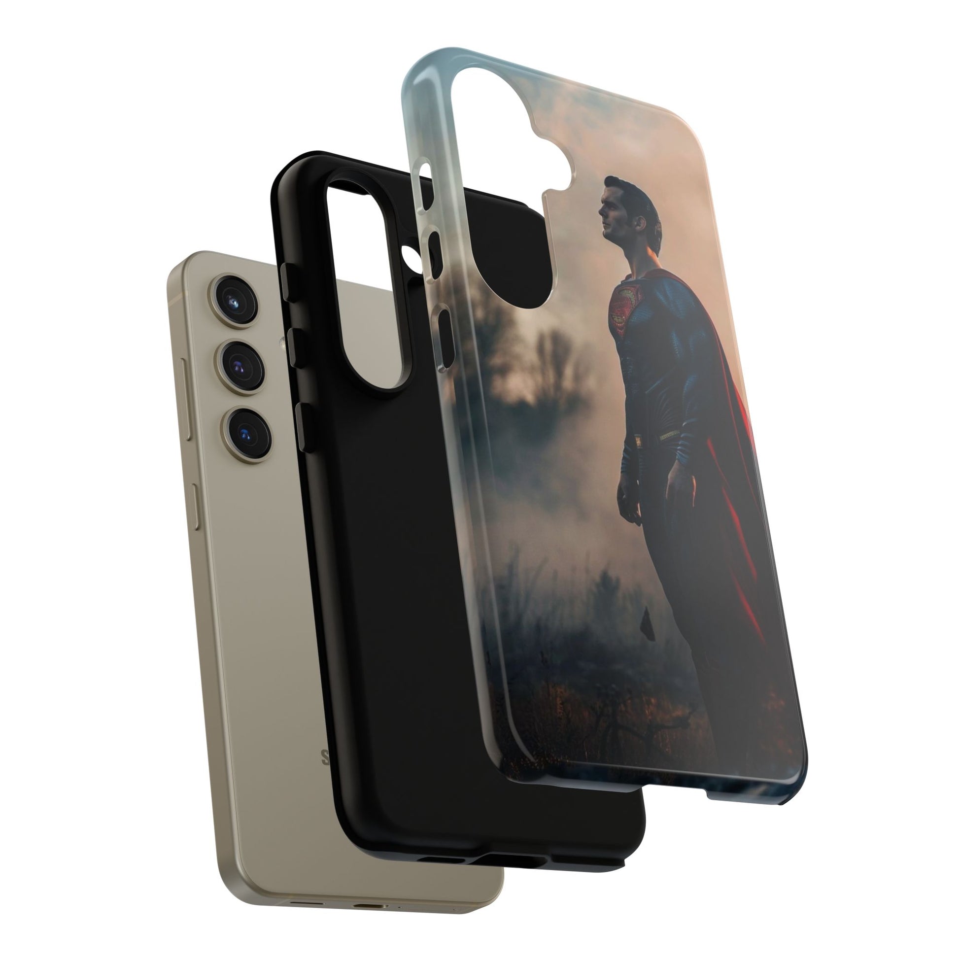 Henry Cavil Superman Tough Cases for iPhones, Samsung, and Pixel