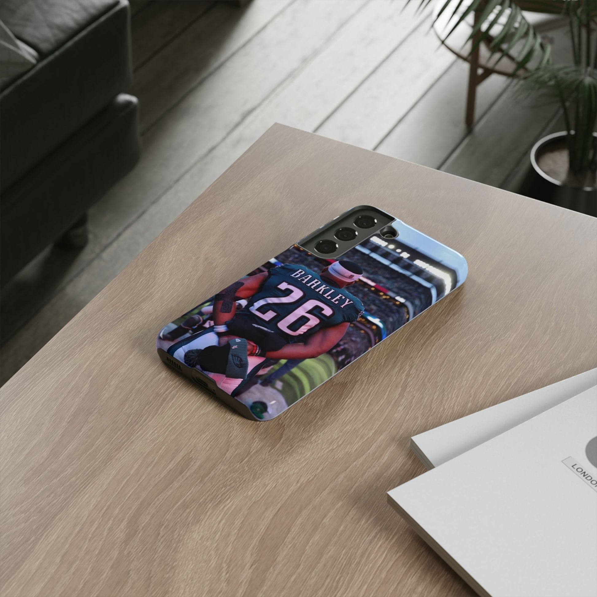 Eagles Football Saquon Barkley Tough Cases for iPhones, Samsung, and Pixel