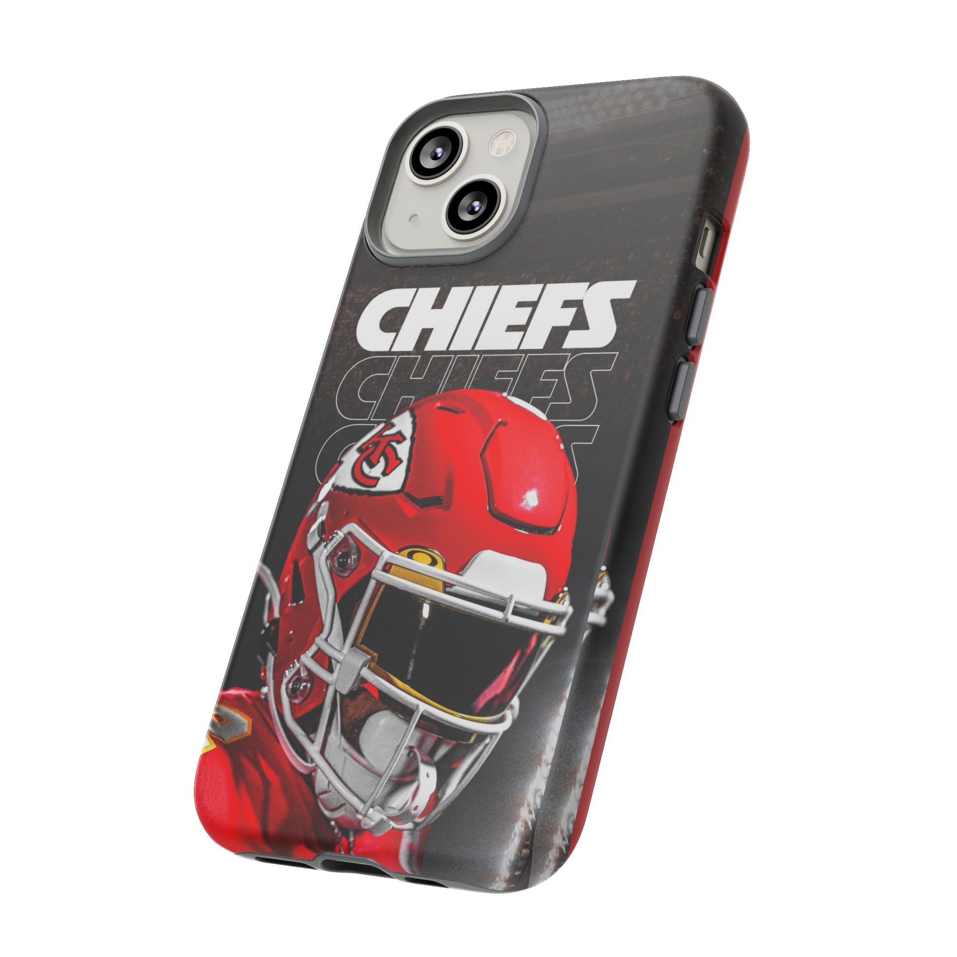 Kansas City Chiefs Football Helmet Logo Tough Cases for iPhones, Samsung, and Pixel