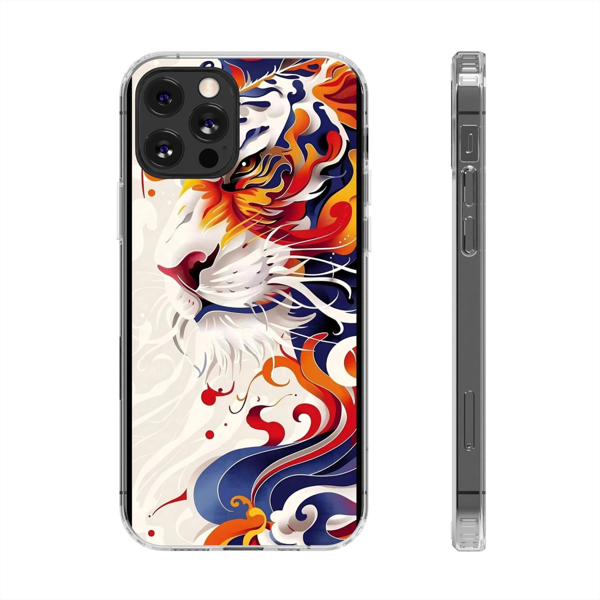 Awesome Abstract Tiger Art Iphone, Samsung case