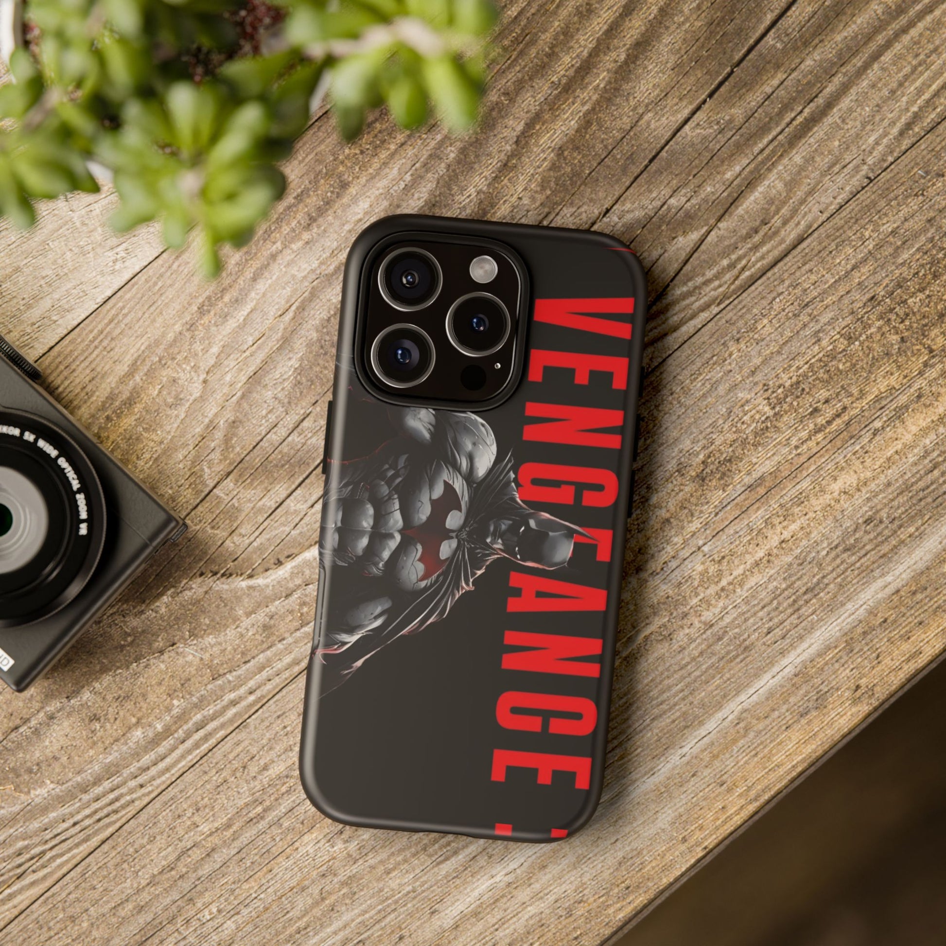 DC Comics Batman Vengence Tough Cases for iPhones, Samsung, and Pixel