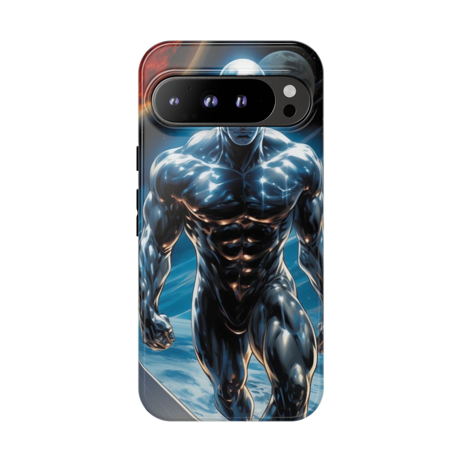 The Silver Surfer Comic Art Phone Case, Tough Cases for iPhones, Samsung, and Pixel