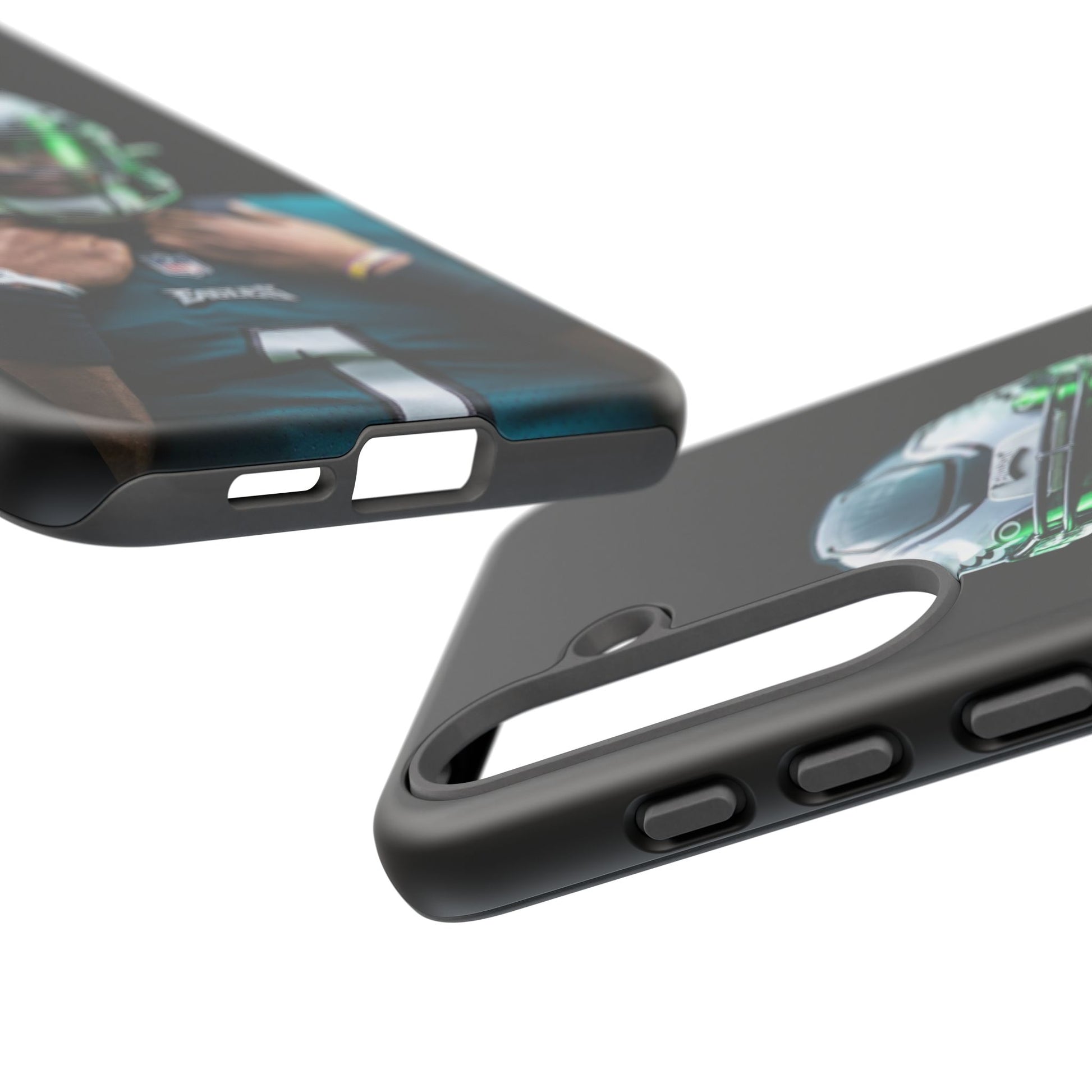 Eagles Football Jalen Hurts Tough Cases for iPhones, Samsung, and Pixel