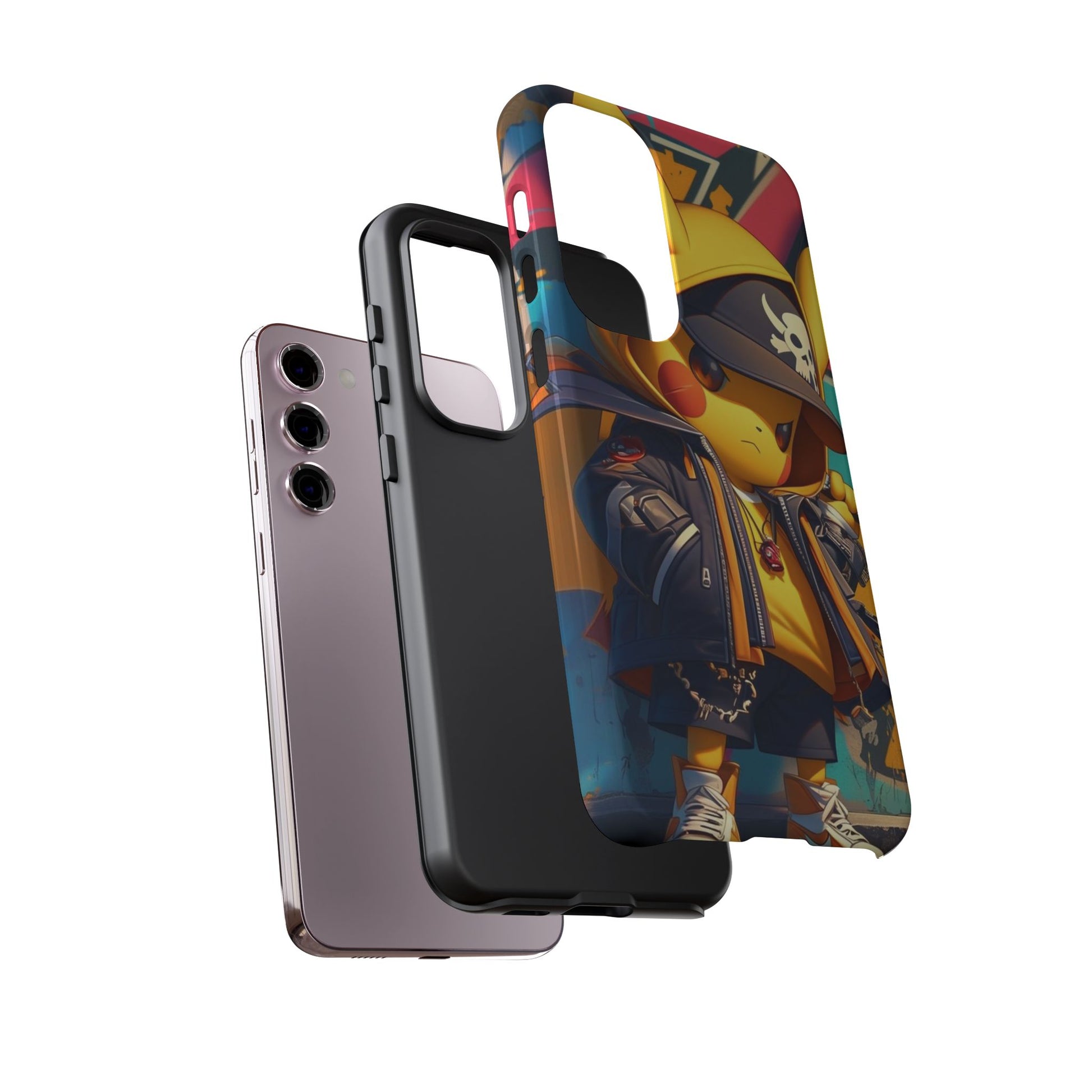 Cute Poke Bear Phone Case, Tough Cases for iPhones, Samsung, and Pixel