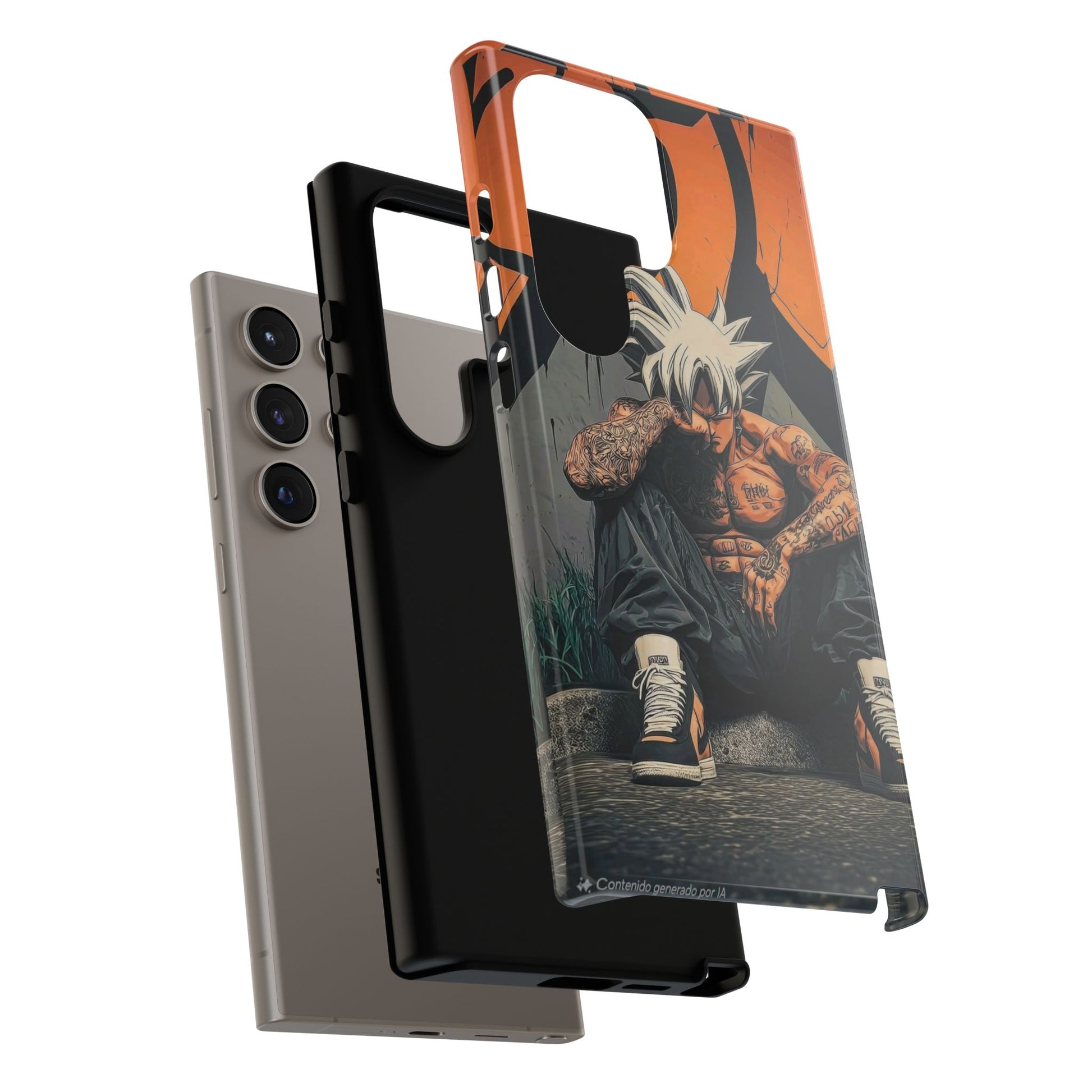 Anime DBZ Thug Tough Cases for iPhones, Samsung, and Pixel
