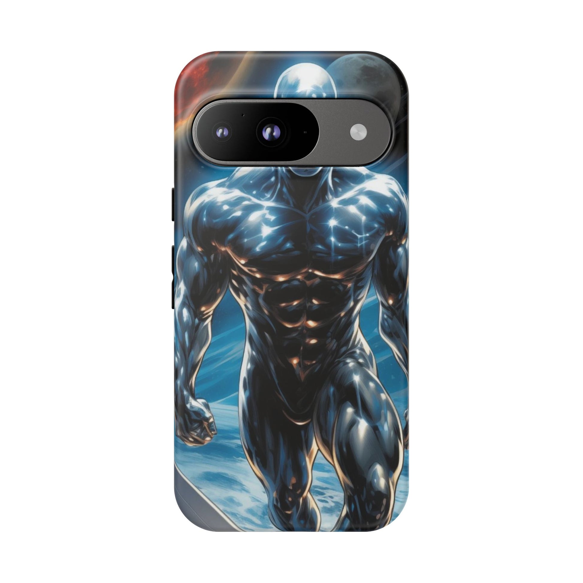 The Silver Surfer Comic Art Phone Case, Tough Cases for iPhones, Samsung, and Pixel