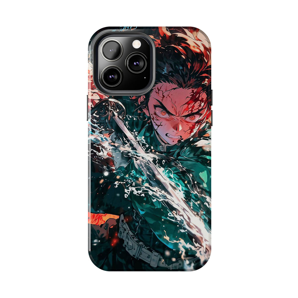Demon Slayer Tanjiro Art Phone Case for iPhone & Samsung Galaxy Phones