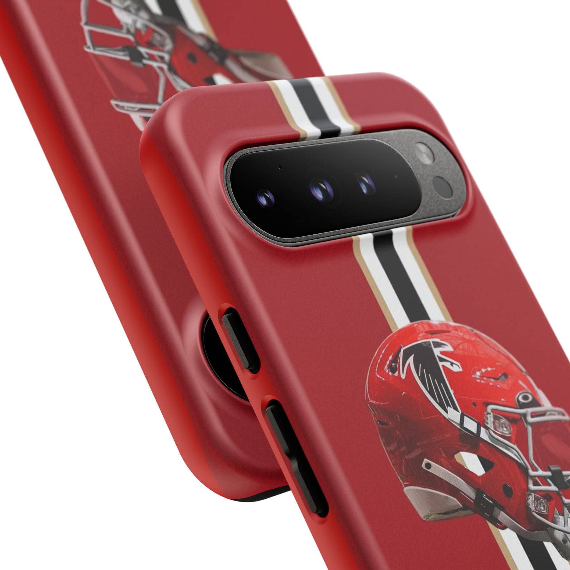 Atlanta Falcons Football Helmet Logo Tough Cases for iPhones, Samsung, and Pixel
