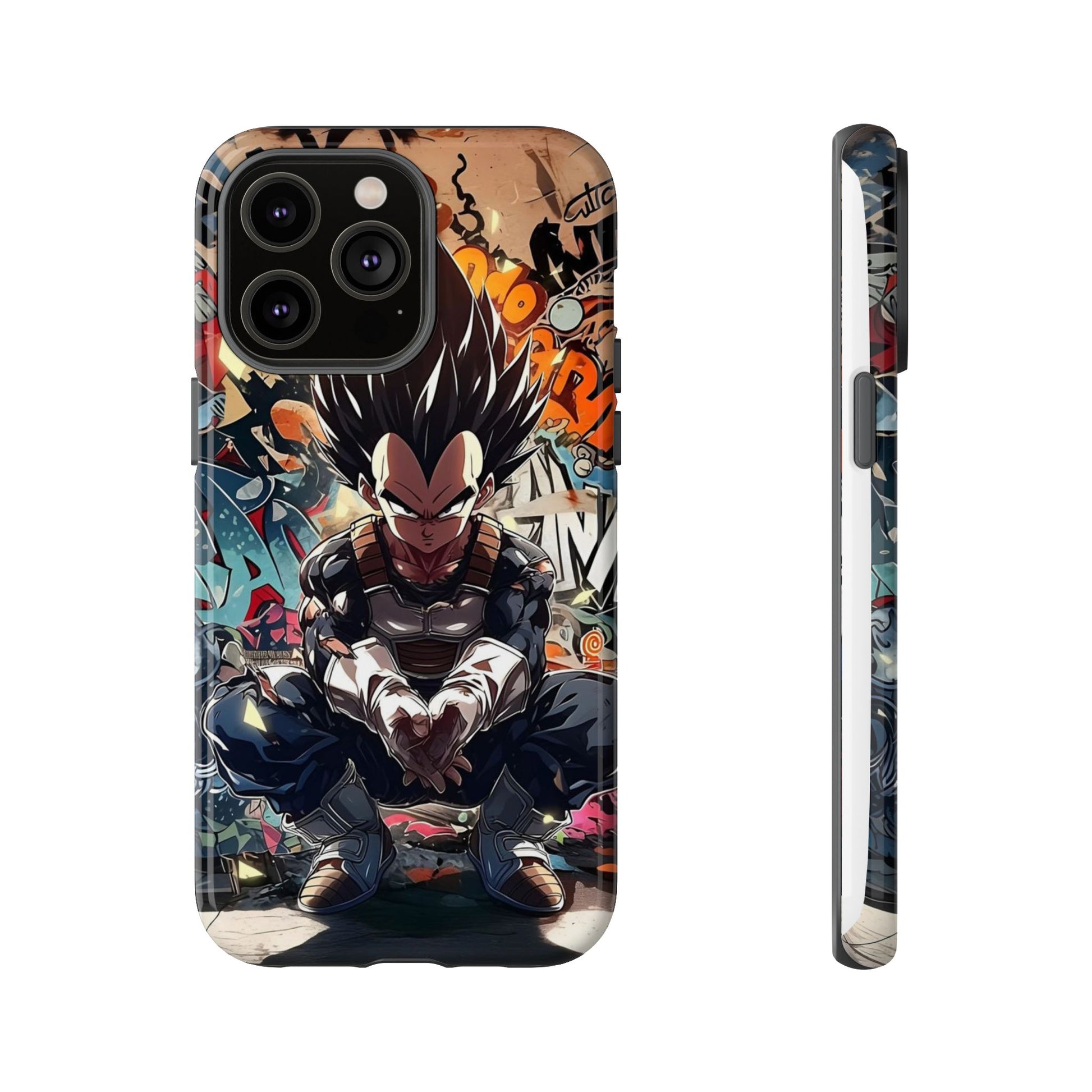 Anime Vegeta Dragon ball Z Tough Cases for iPhones, Samsung, and Pixel