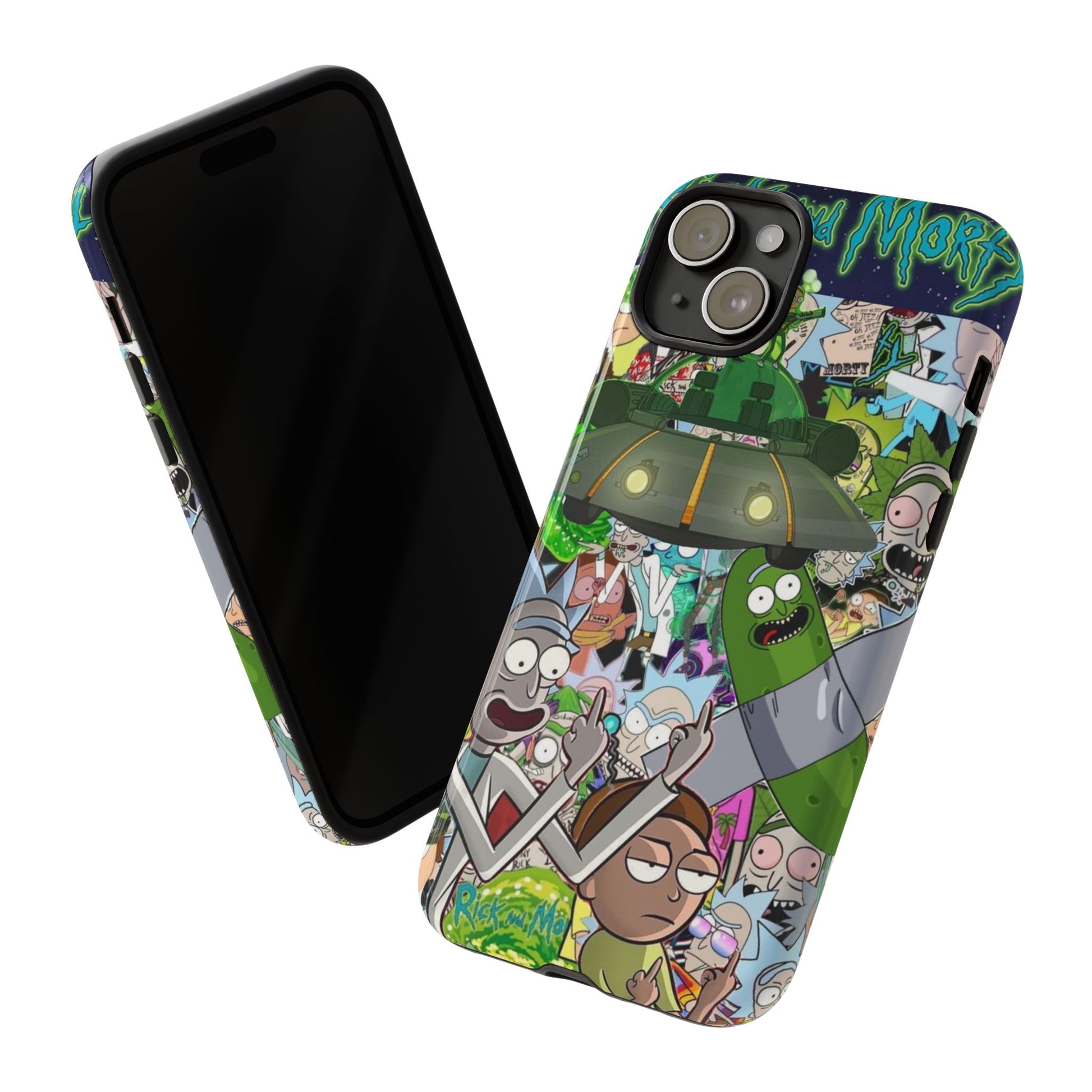 Rick and Morty Phone Case, Tough Cases for iPhones, Samsung, and Pixel