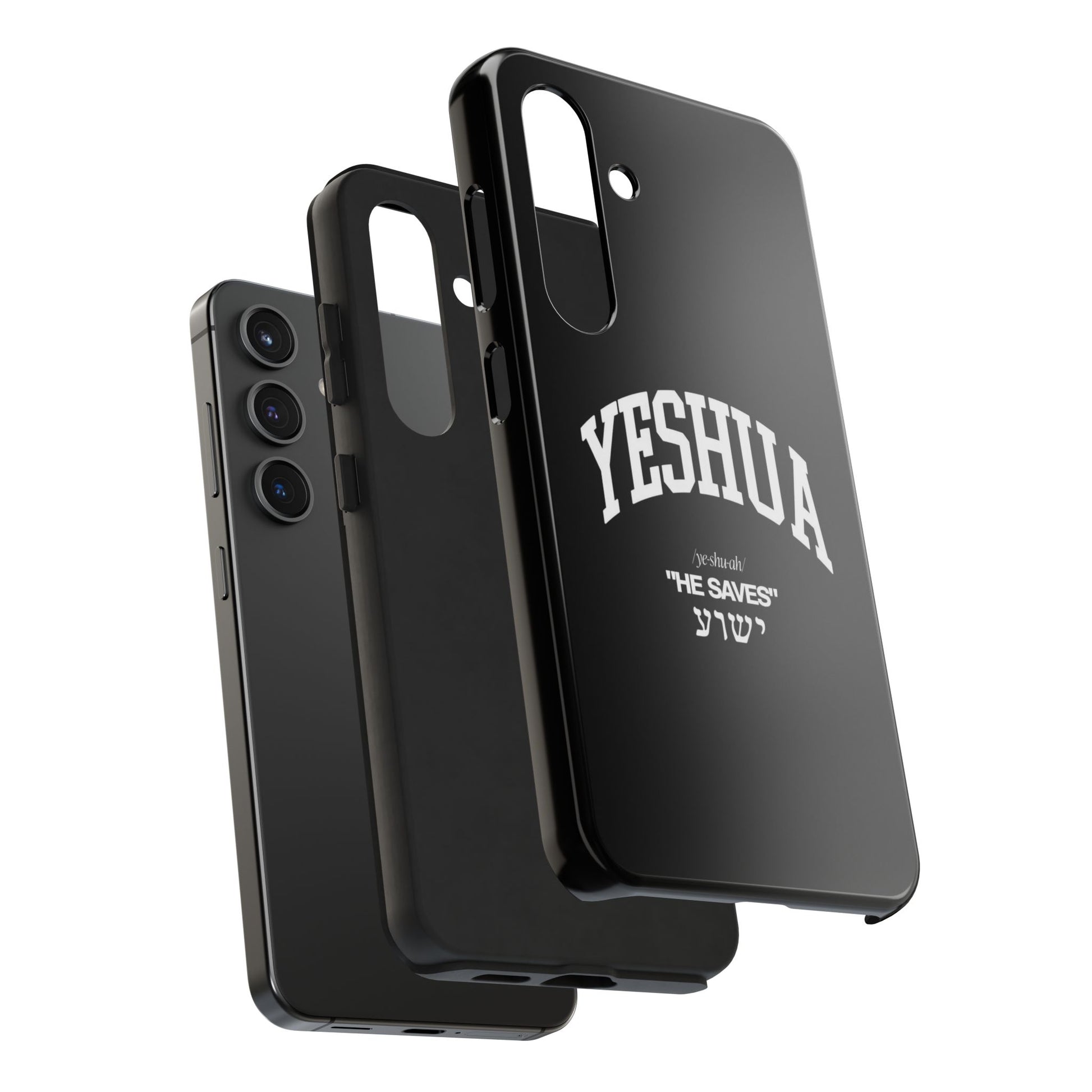 Yeshua He Saves Christian Theme Phone Cases for iPhones & Samsung Phones