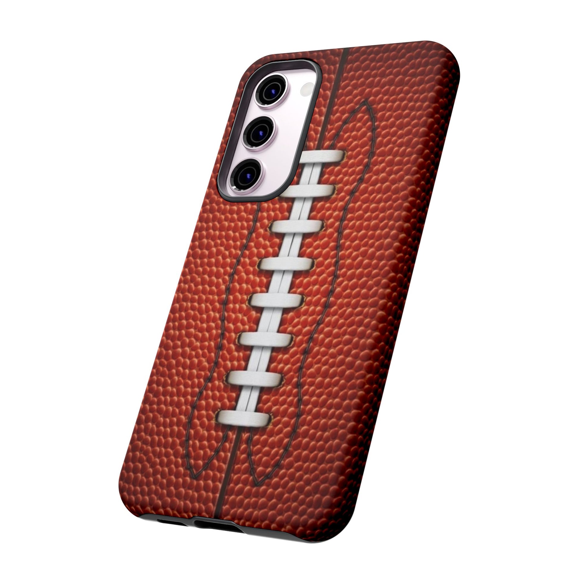 Football Pigskin Print Tough Cases for iPhones, Samsung, and Pixel