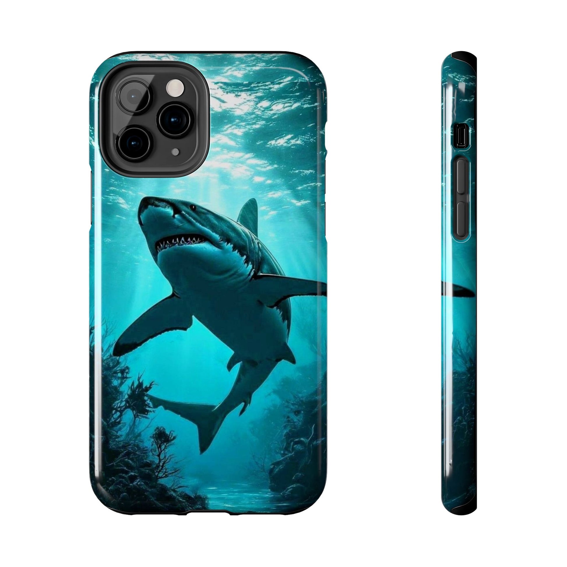 Killer Shark Theme Phone Cases for iPhones & Samsung Phones