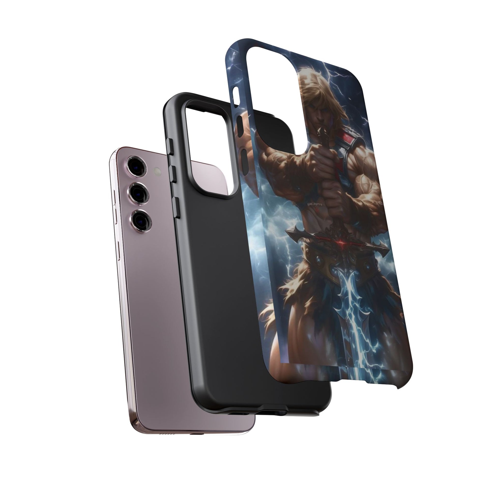 He-Man Masters of the Universe Tough Cases for iPhones, Samsung, and Pixel