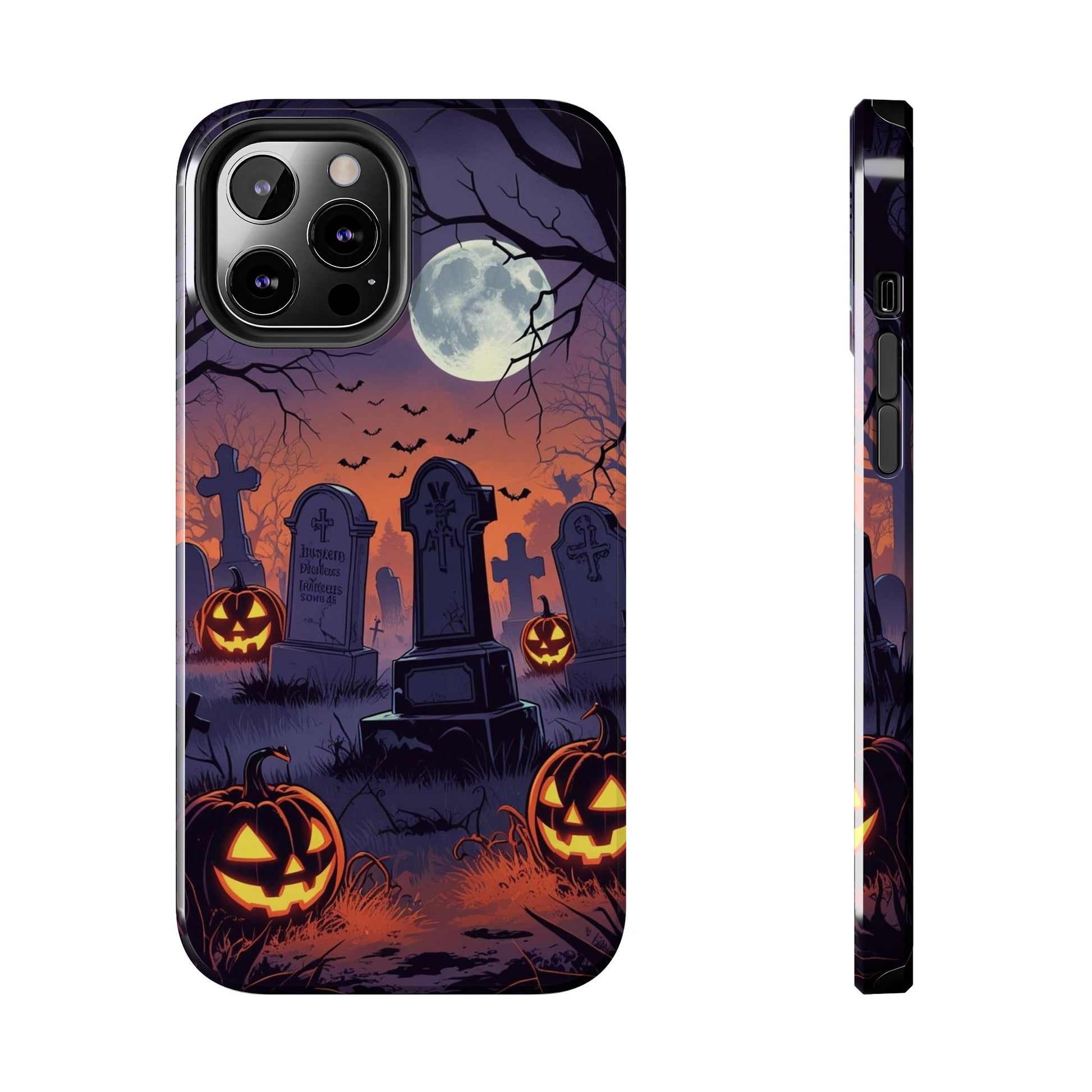 Graveyard Halloween Theme Phone Cases for iPhones & Samsung Phones