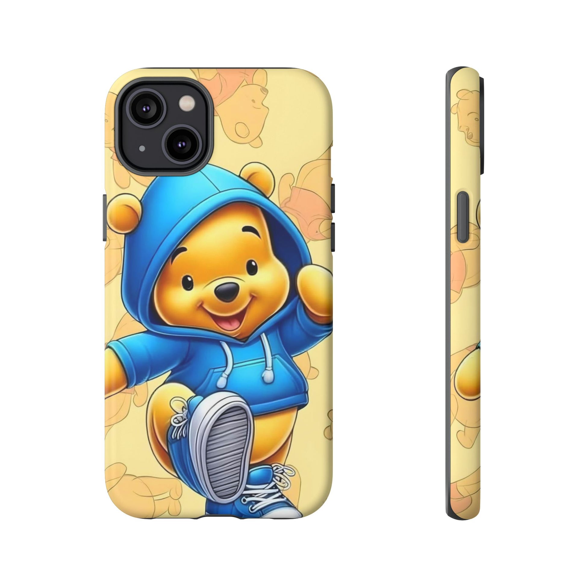 Cute Pooh Bear Phone Case, Tough Case