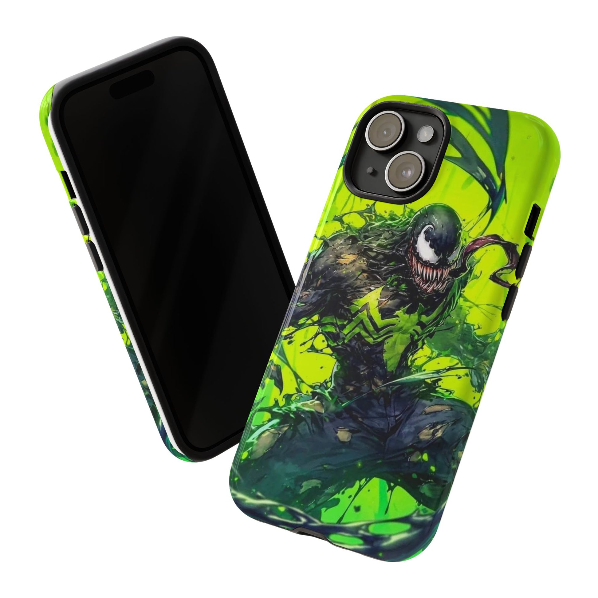 Evil Venom Phone Case, Tough Cases, Marvel Comics Phone for iPhones, Samsung, and Pixel