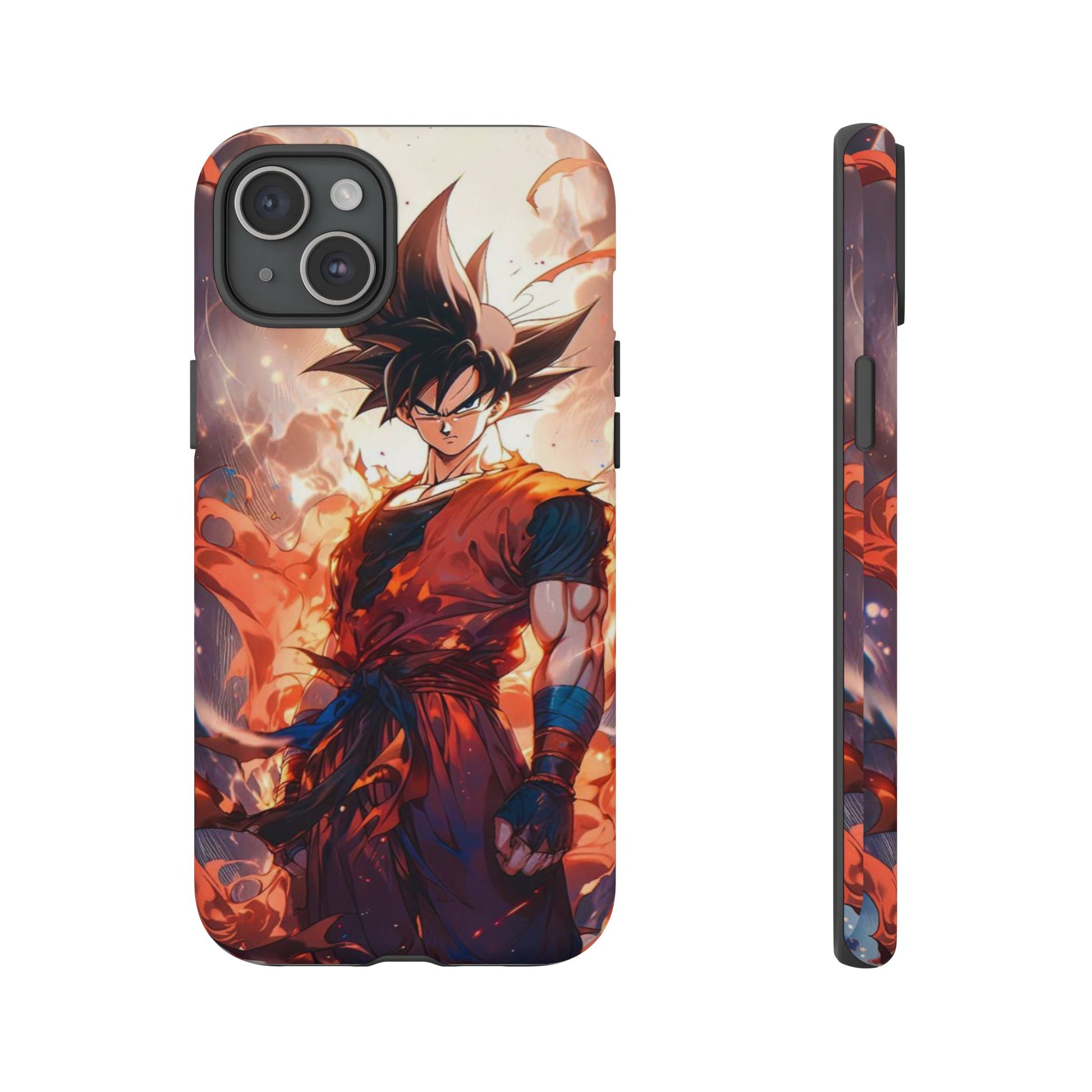 Anime Manga Dragon Ball Z Goku Tough Cases for iPhones, Samsung, and Pixel