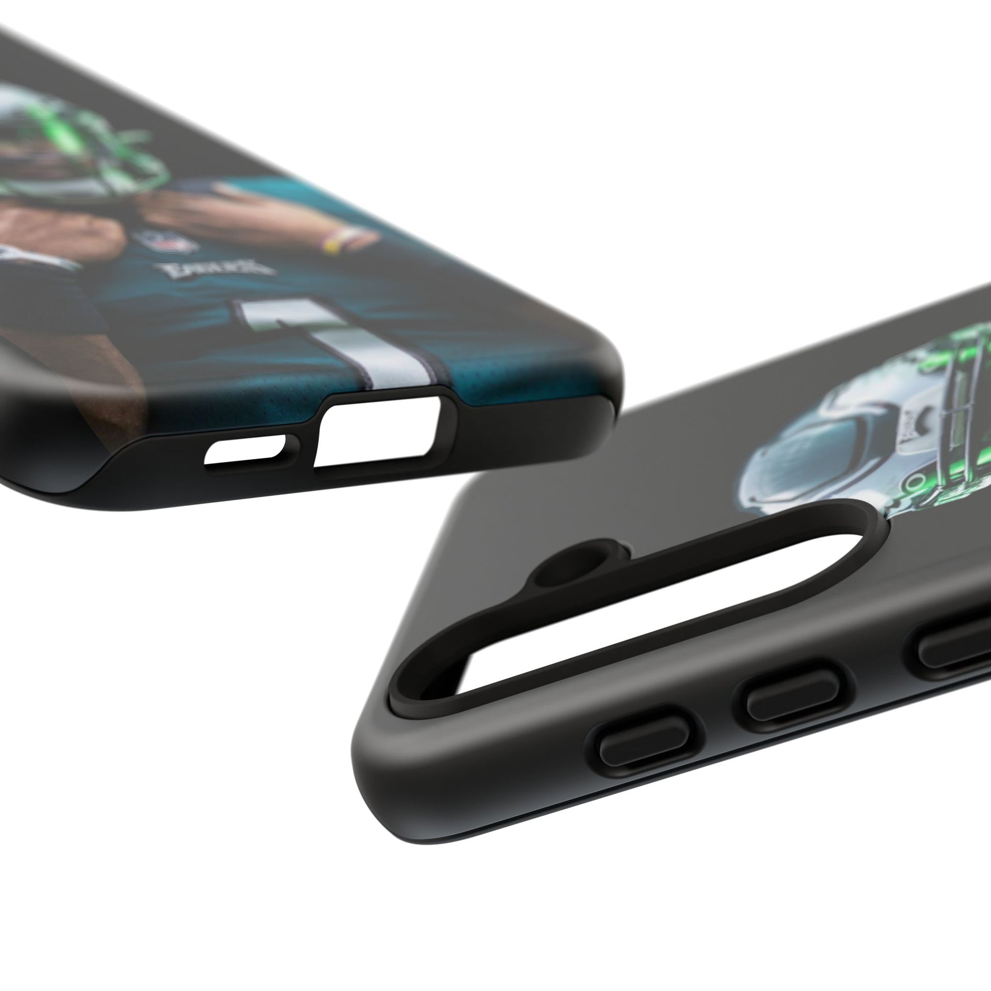 Eagles Football Jalen Hurts Tough Cases for iPhones, Samsung, and Pixel