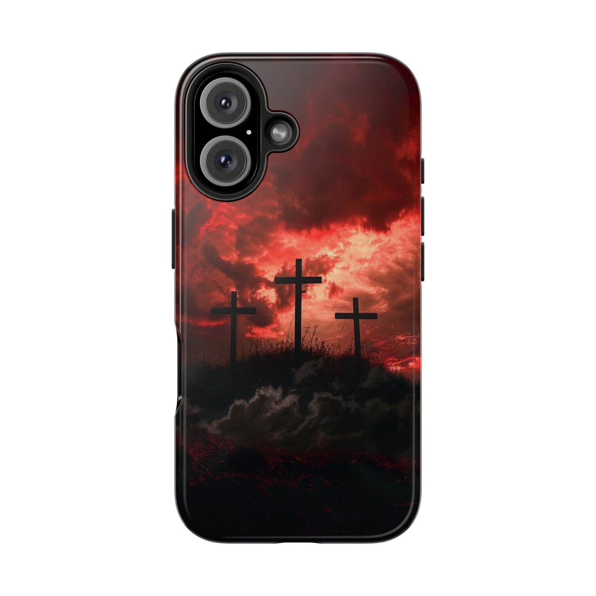 Crosses at Golgotha Christian Cases for iPhones & Samsung Phones