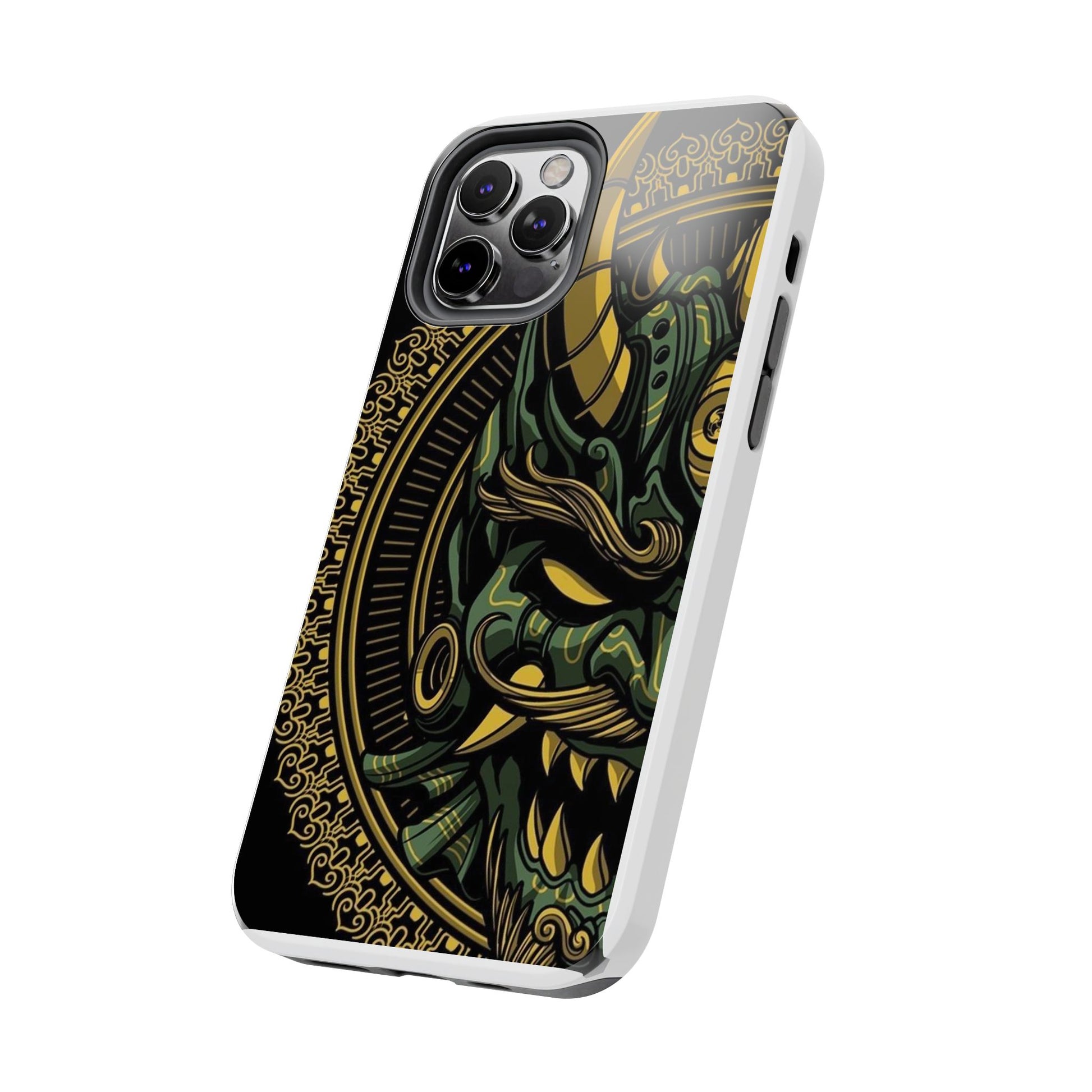 Kabuki Mask Theme Phone Cases for Iphones & Samsung Durable