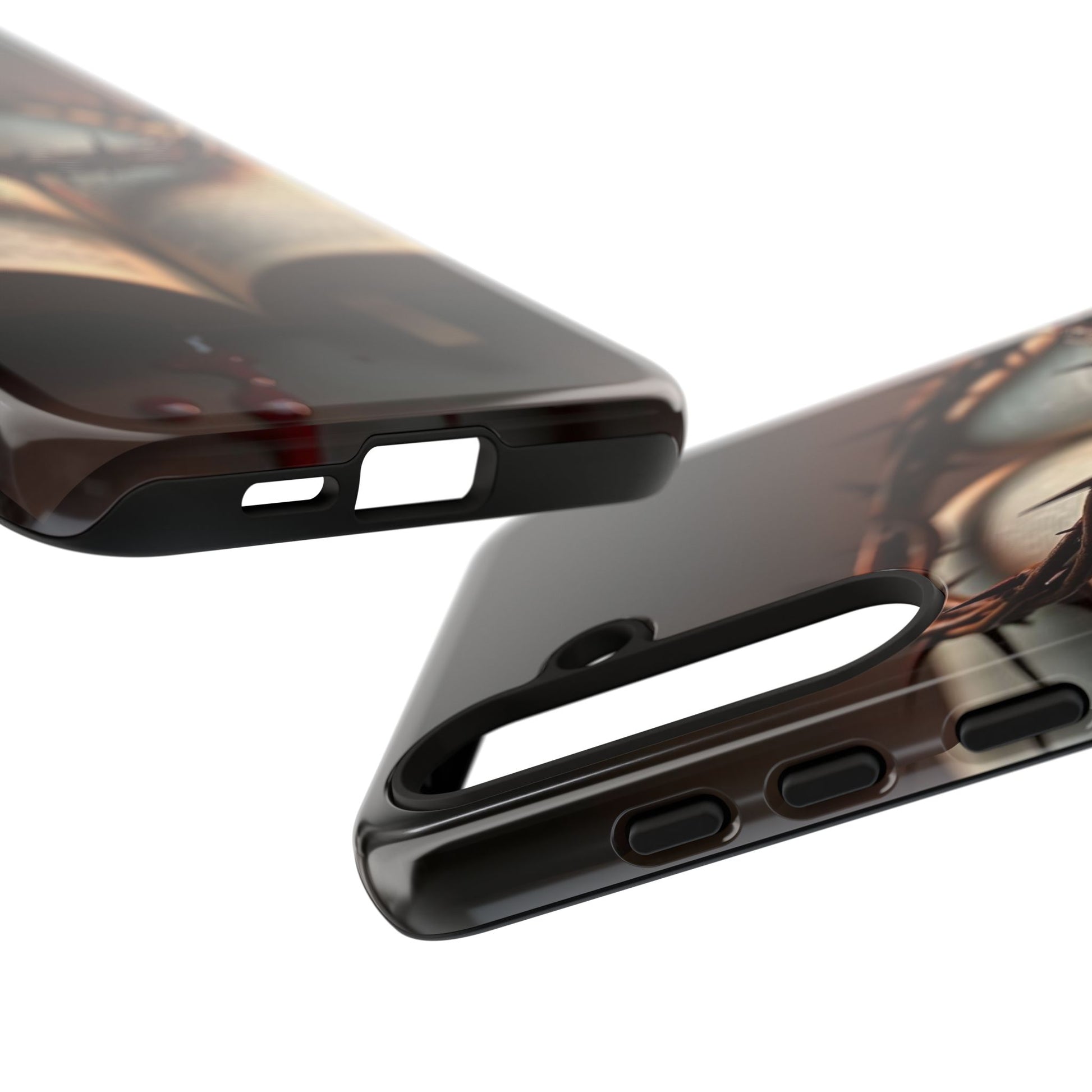 Crown of Thorns and Bible Christian Tough Cases for iPhones, Samsung, and Pixel