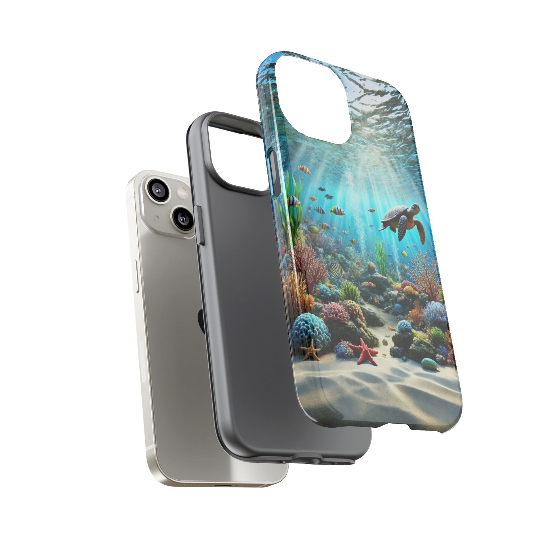 Under Sea Landscape Tough Cases for iPhones, Samsung, and Pixel