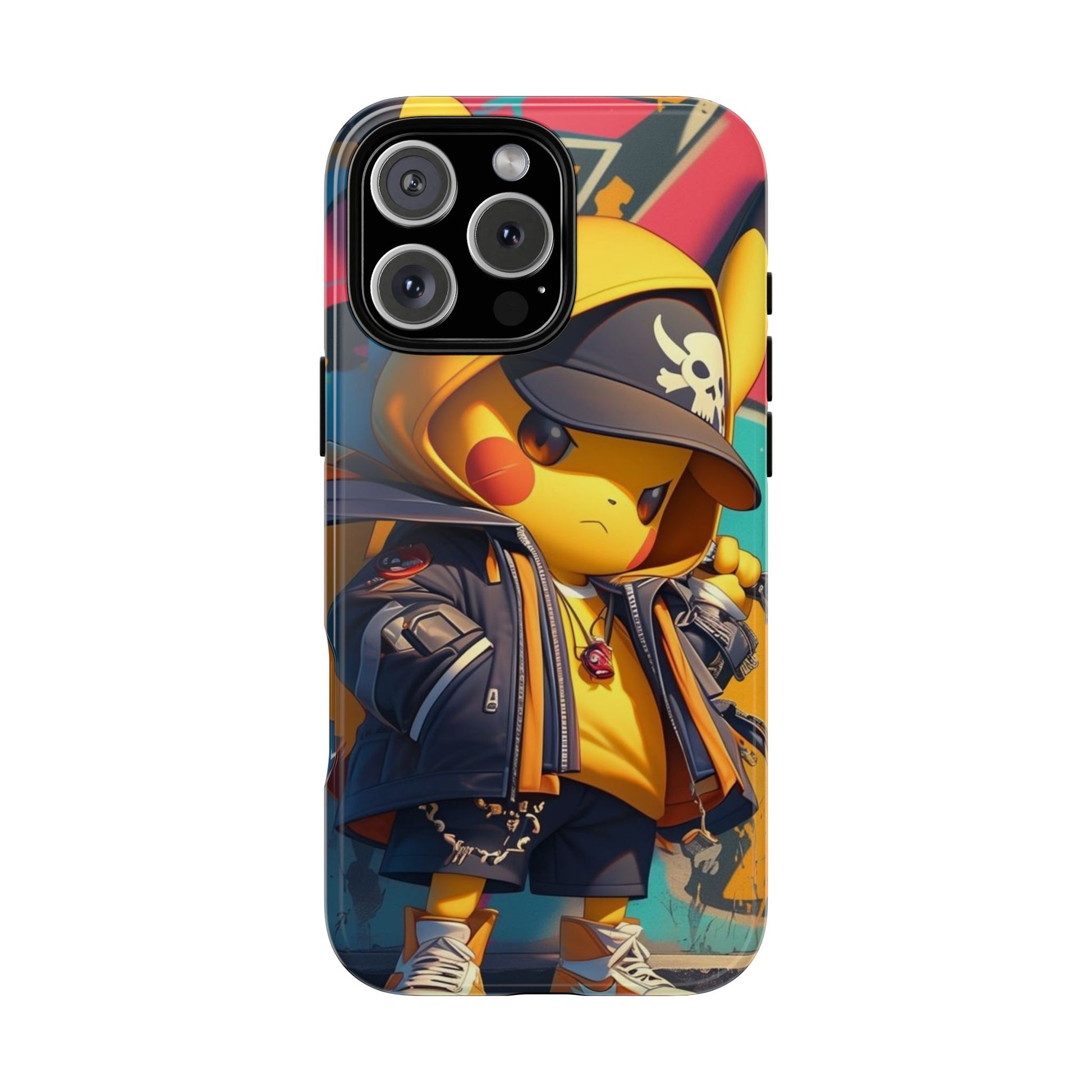 Cute Poke Bear Phone Case, Tough Cases for iPhones, Samsung, and Pixel