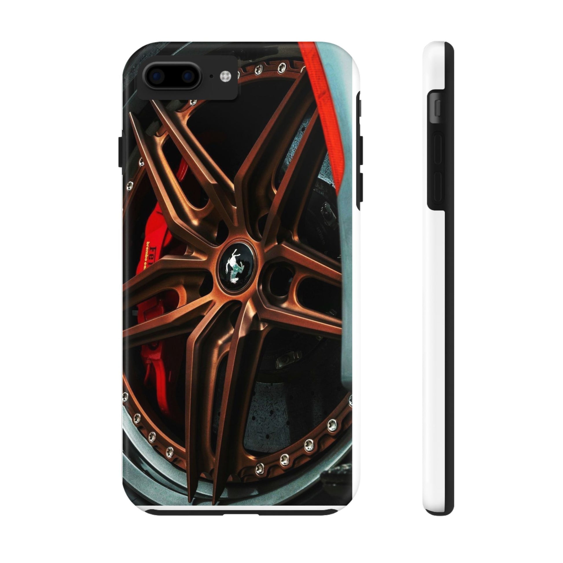 Sports Car Racing Wheel tough Phone Cases for Iphones & Samsung Durable