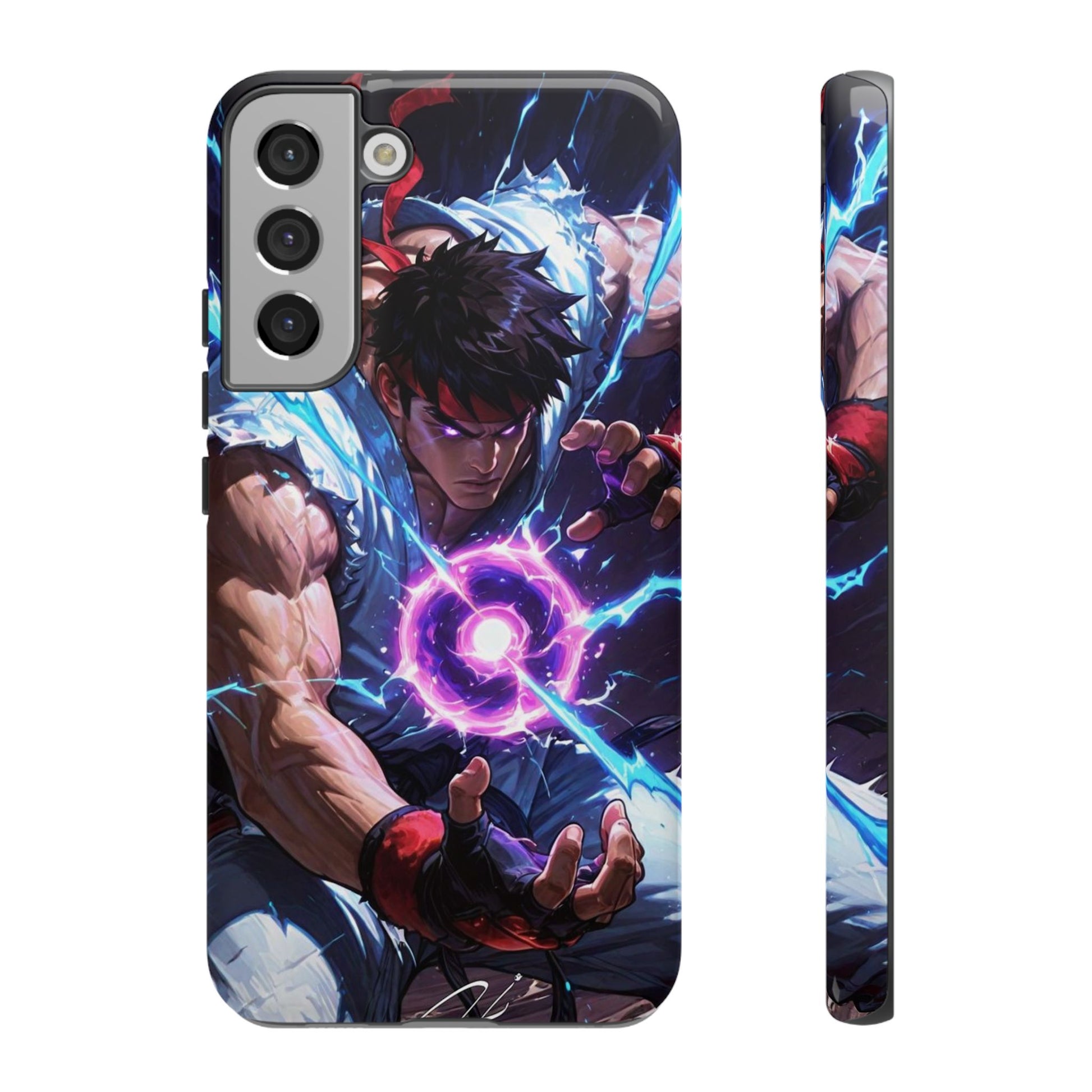 Street Fighter Ryu Gamer Art Tough Cases for iPhones, Samsung, and Pixel