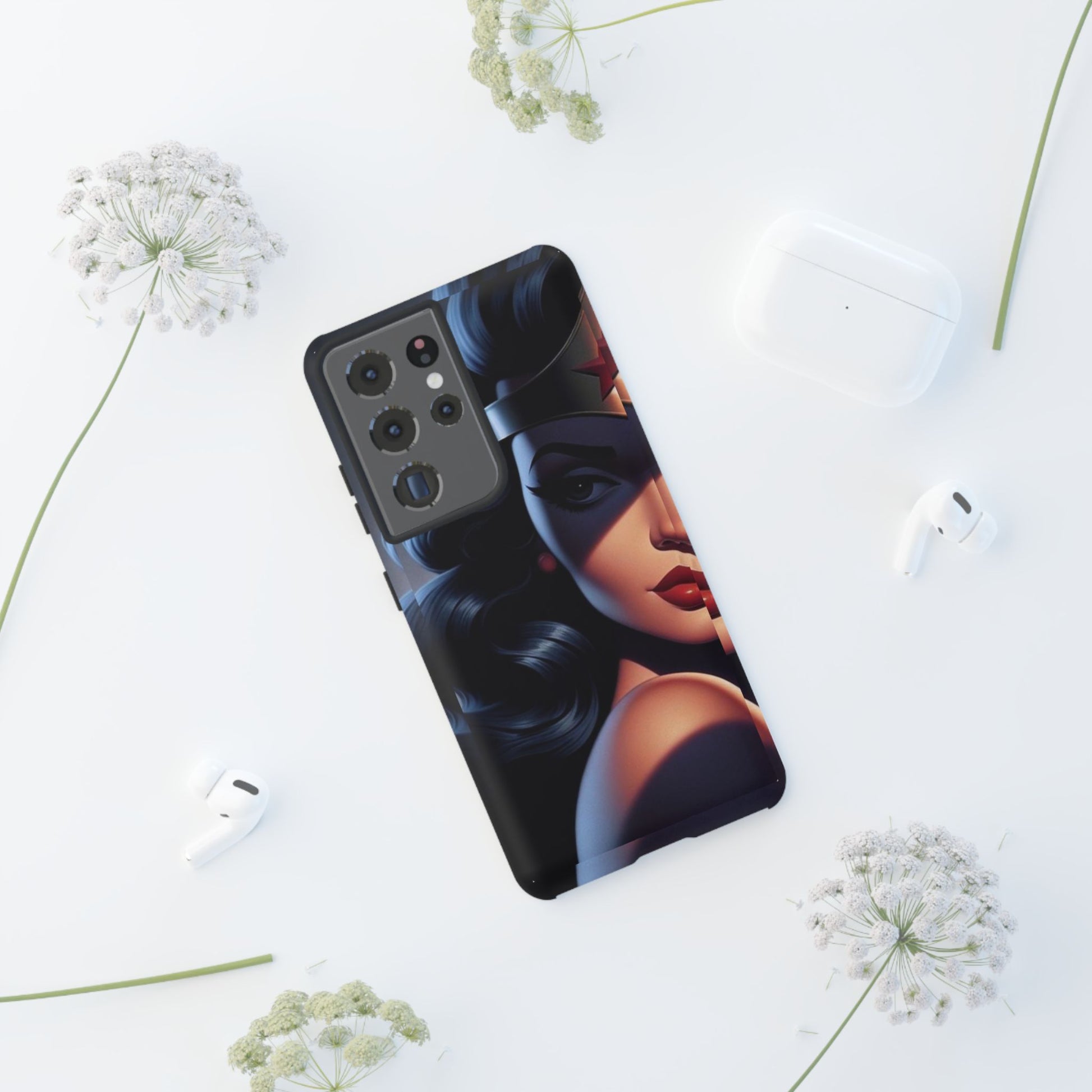 Classic Comics Wonder Woman Tough Cases for iPhones, Samsung, and Pixel