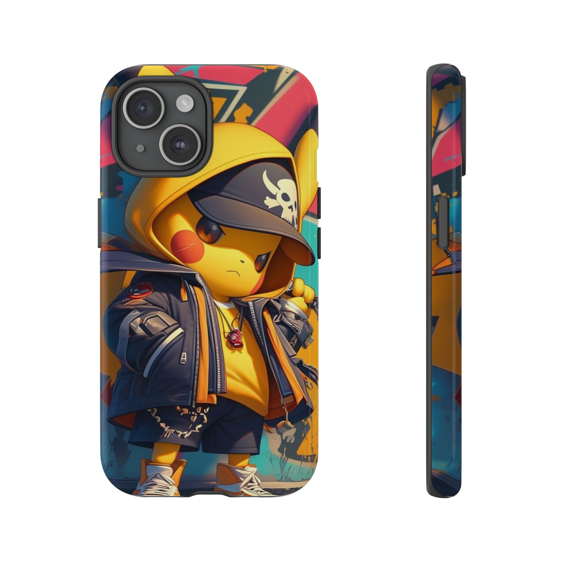 Cute Poke Bear Phone Case, Tough Cases for iPhones, Samsung, and Pixel
