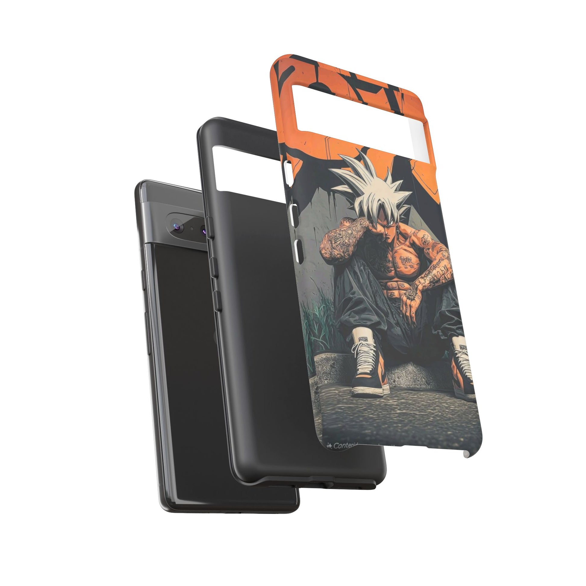Anime DBZ Thug Tough Cases for iPhones, Samsung, and Pixel