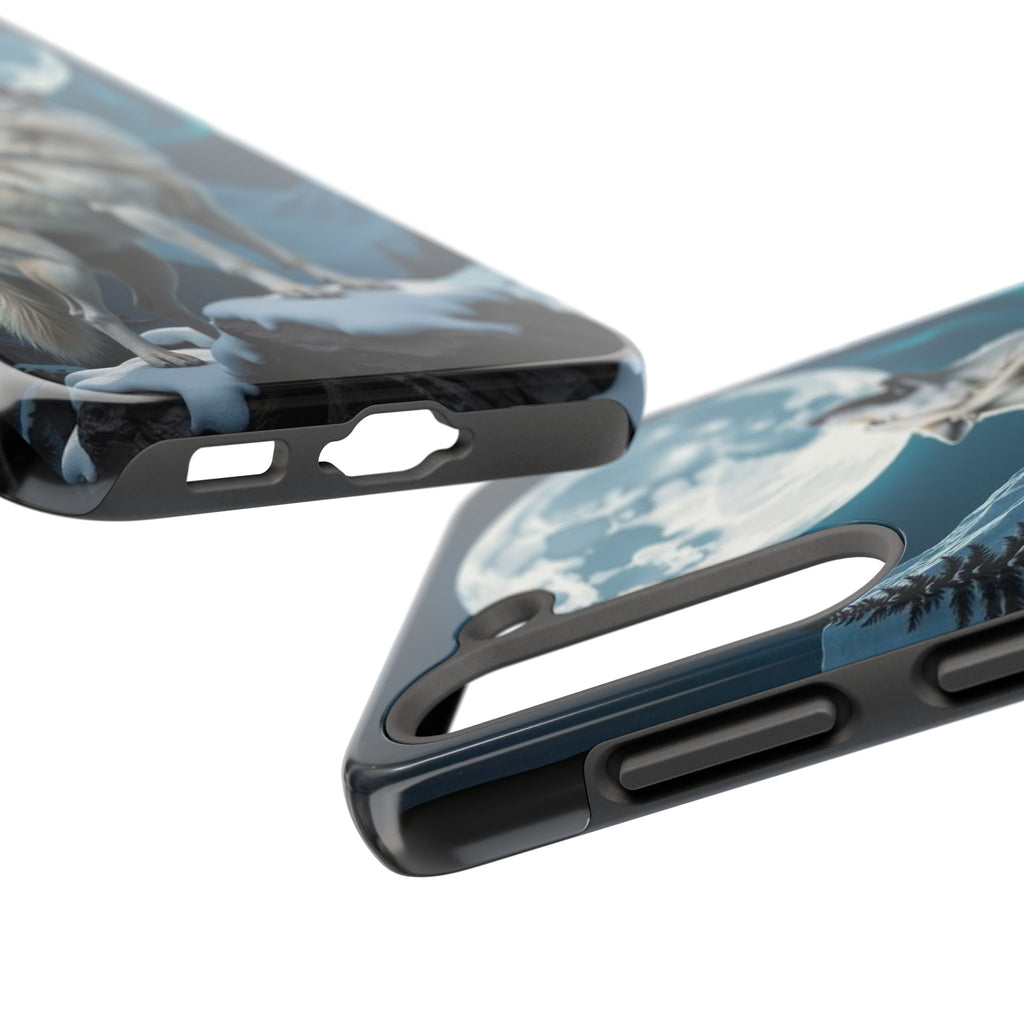 Howling Wolf Theme Phone Cases for iPhones & Samsung Phones